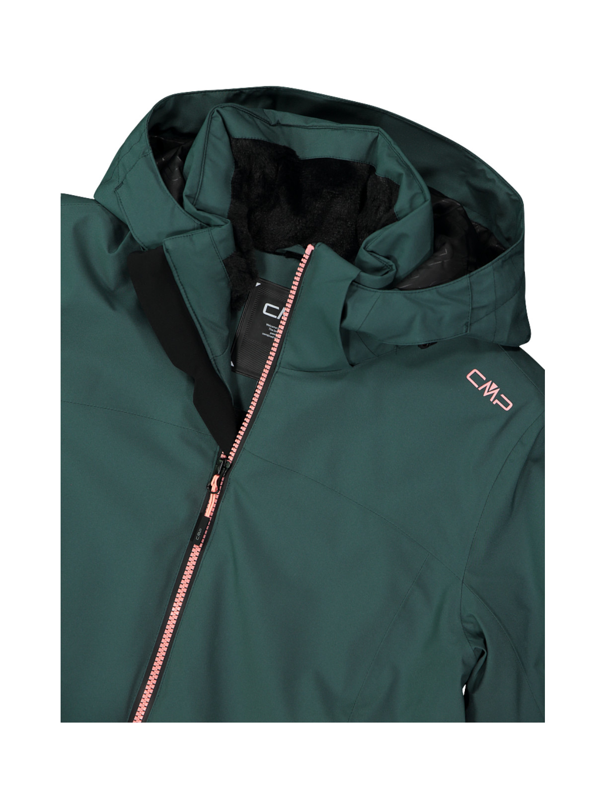 Damen Skijacke aus Twill mit abnehmbarer Kapuze 4