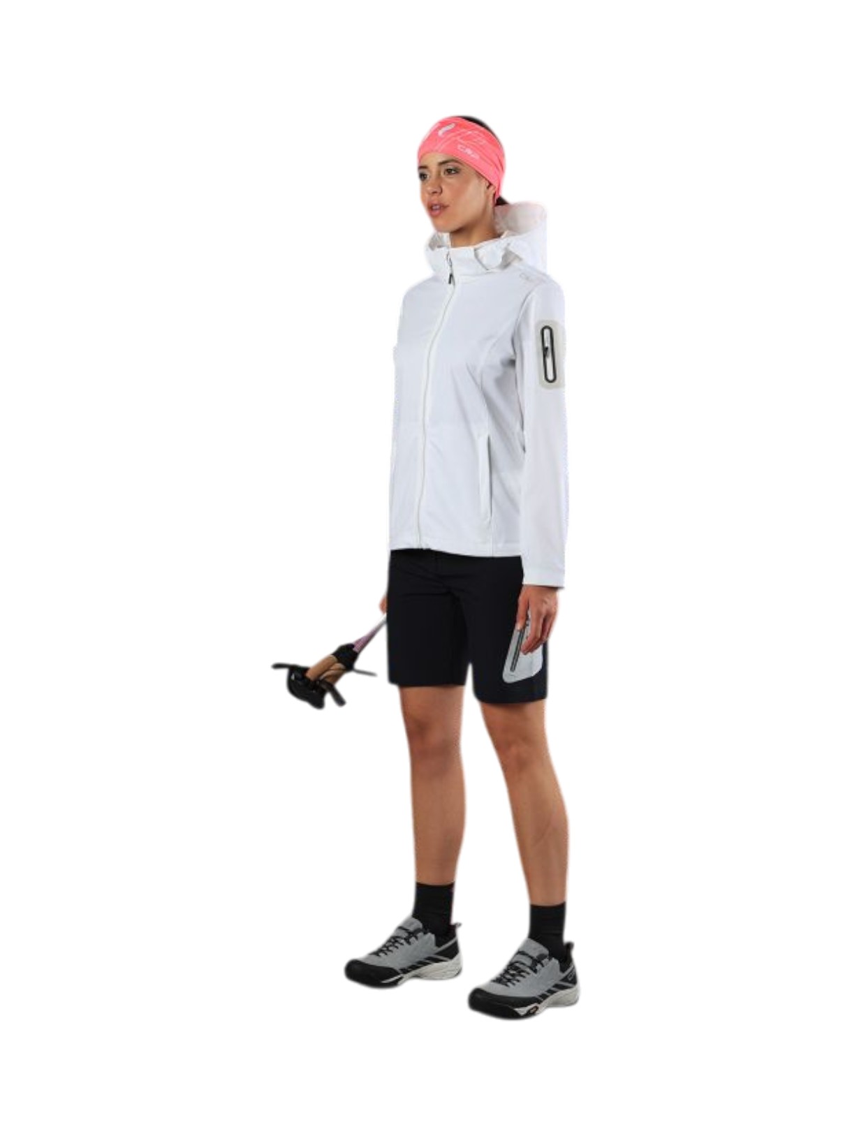 Damen Softshell Jacke mit abnehmbarer Kapuze und Clima Protect 4