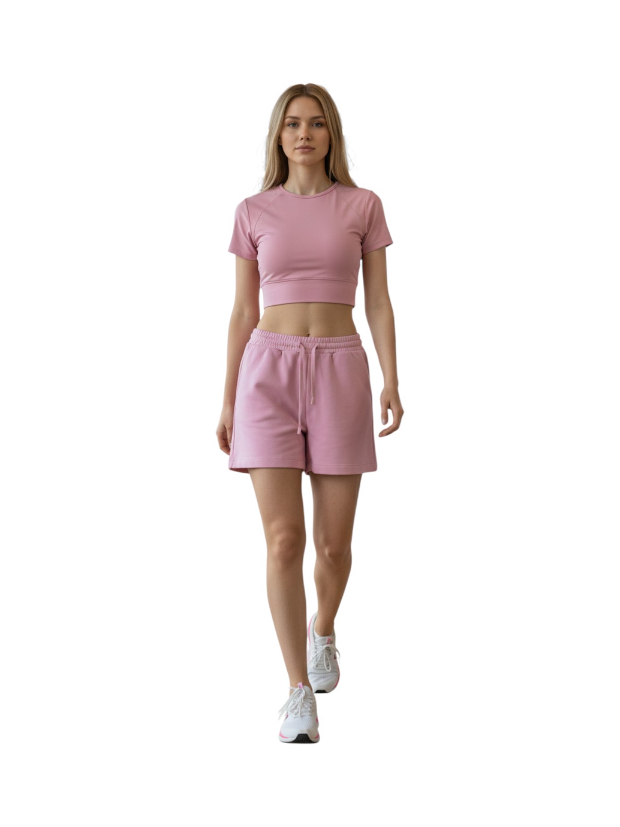 Damen Stretch Shorts im sportlichen Look 4