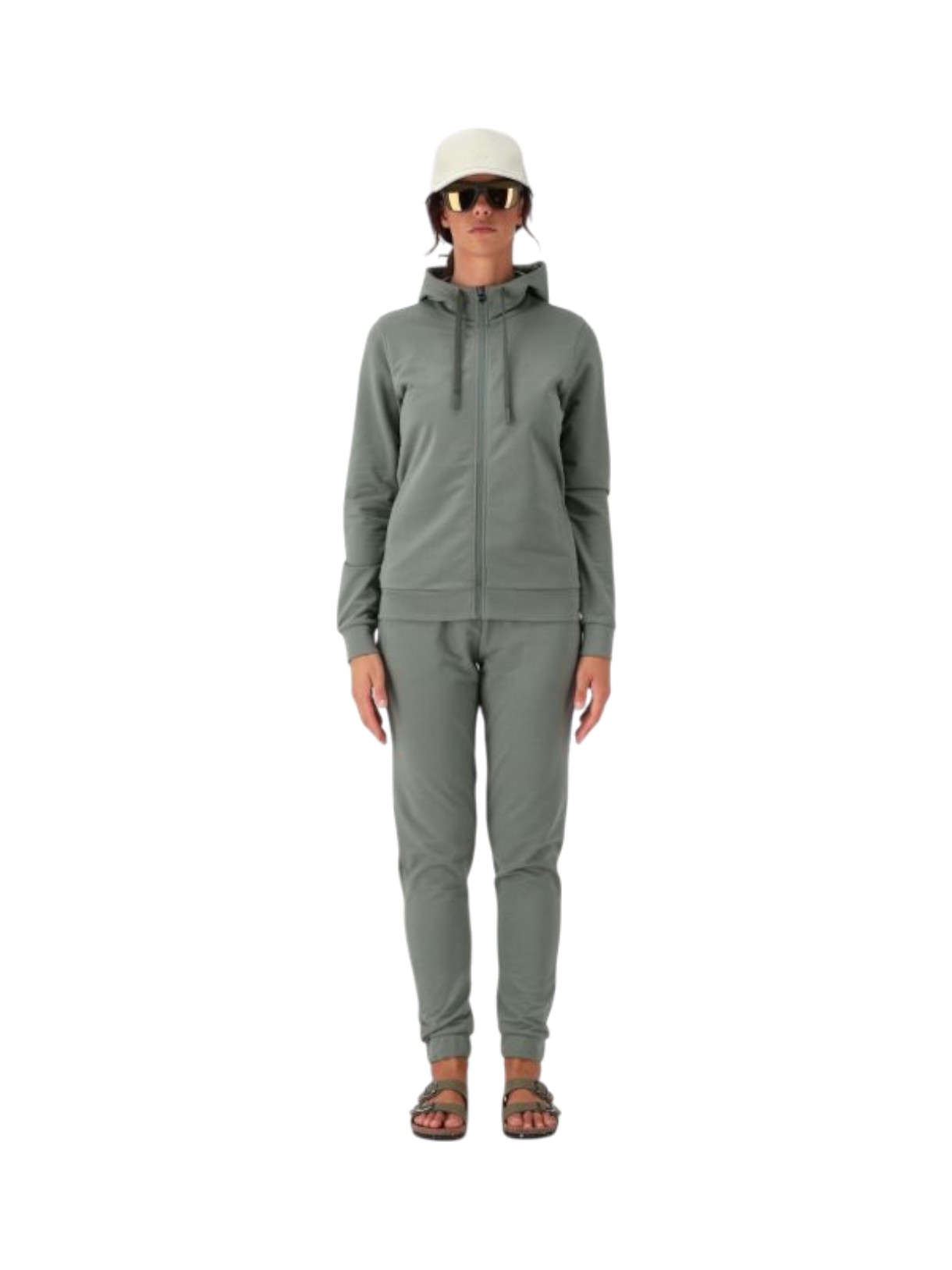 Damen Sweat Jacke mit Kapuze 4