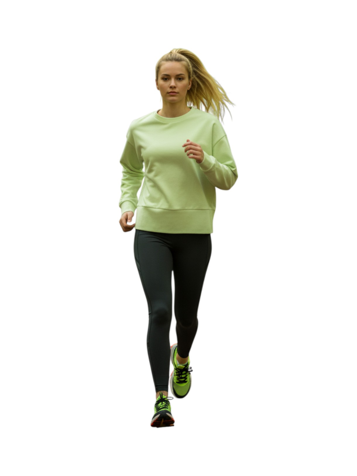 Damen Sweatshirt aus Baumwolle mit Stretch 4