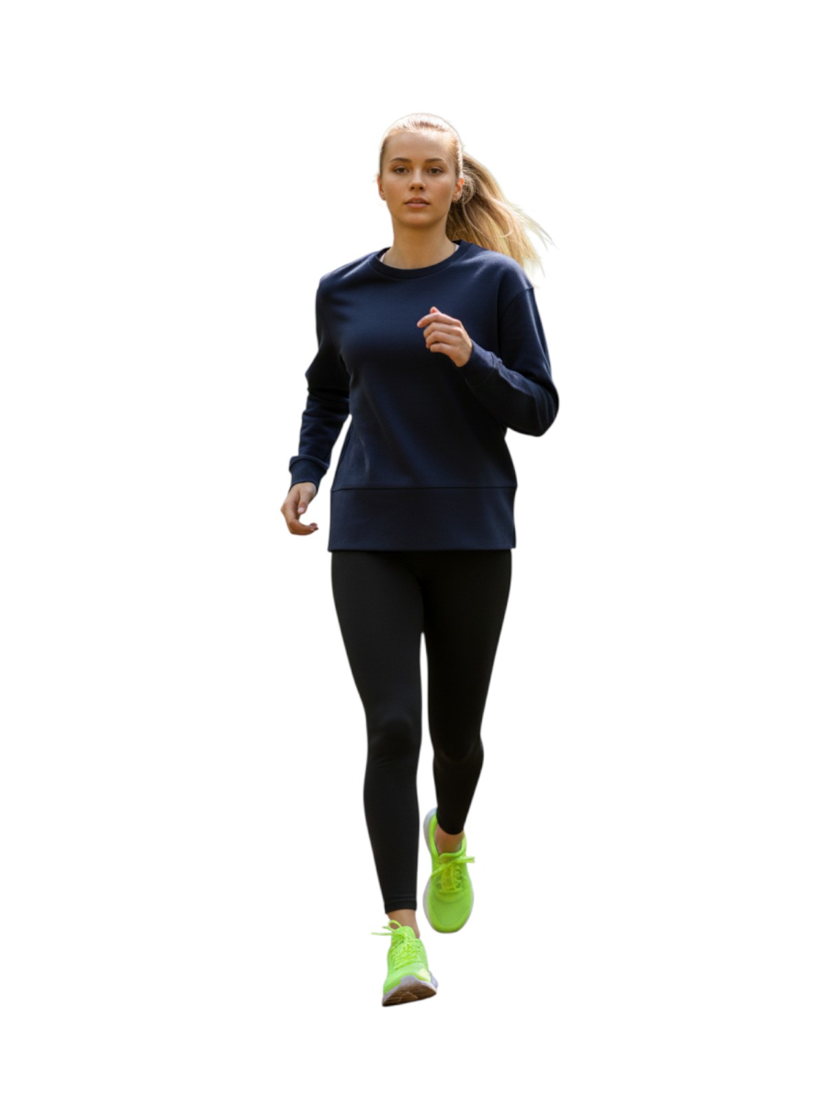 Damen Sweatshirt aus Baumwolle mit Stretch 4