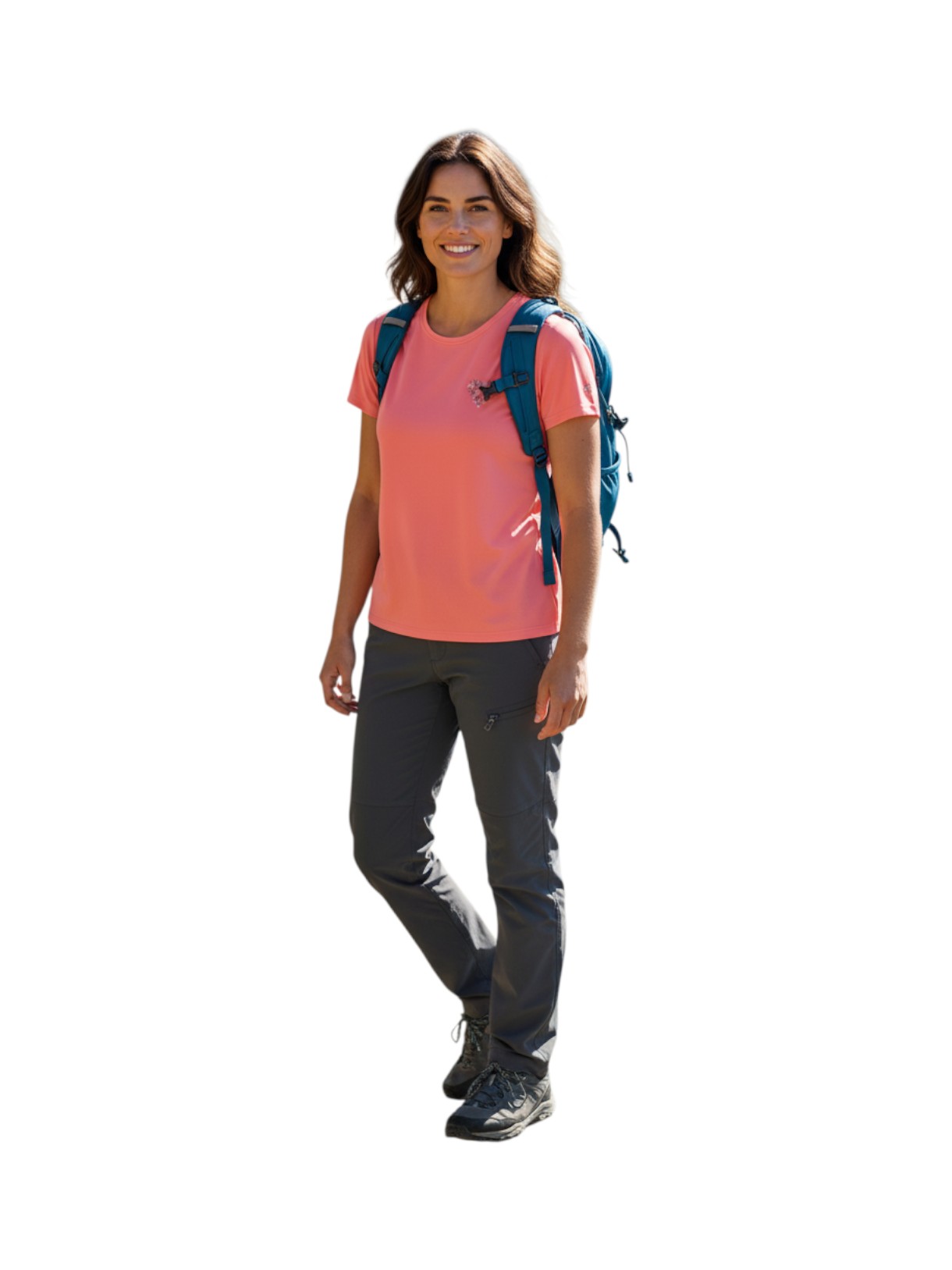 Damen T-Shirt aus Piqué mit Dry Function 4