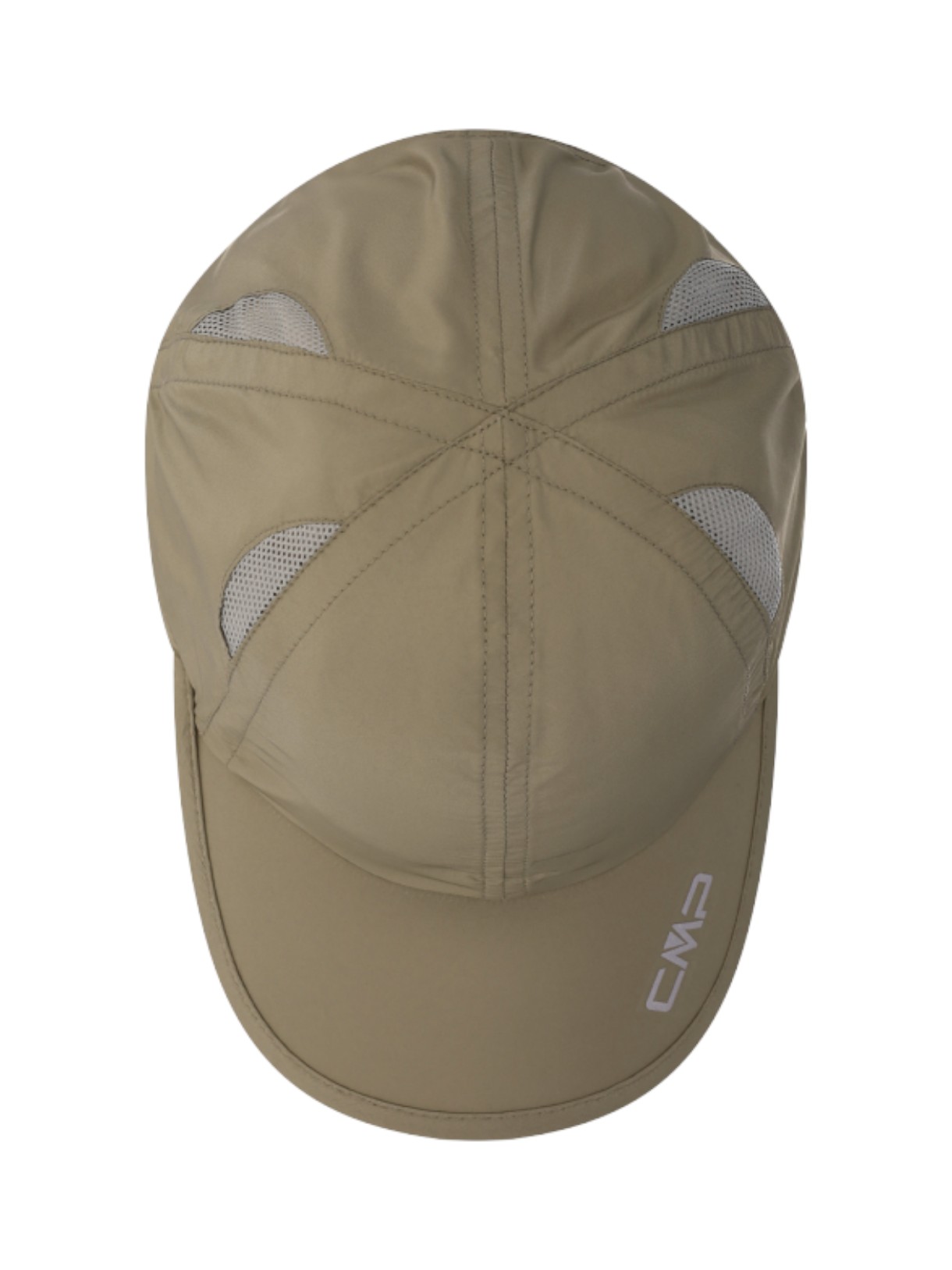 Herren Cap mit Mesh Einsatz und reflektierenden Details beige 4