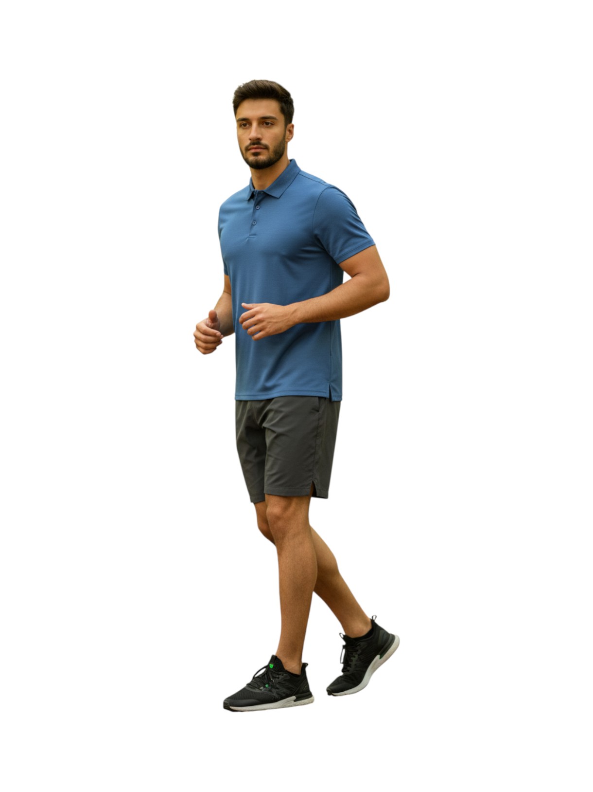 Herren Freizeit Poloshirt im sportlichen Design 4