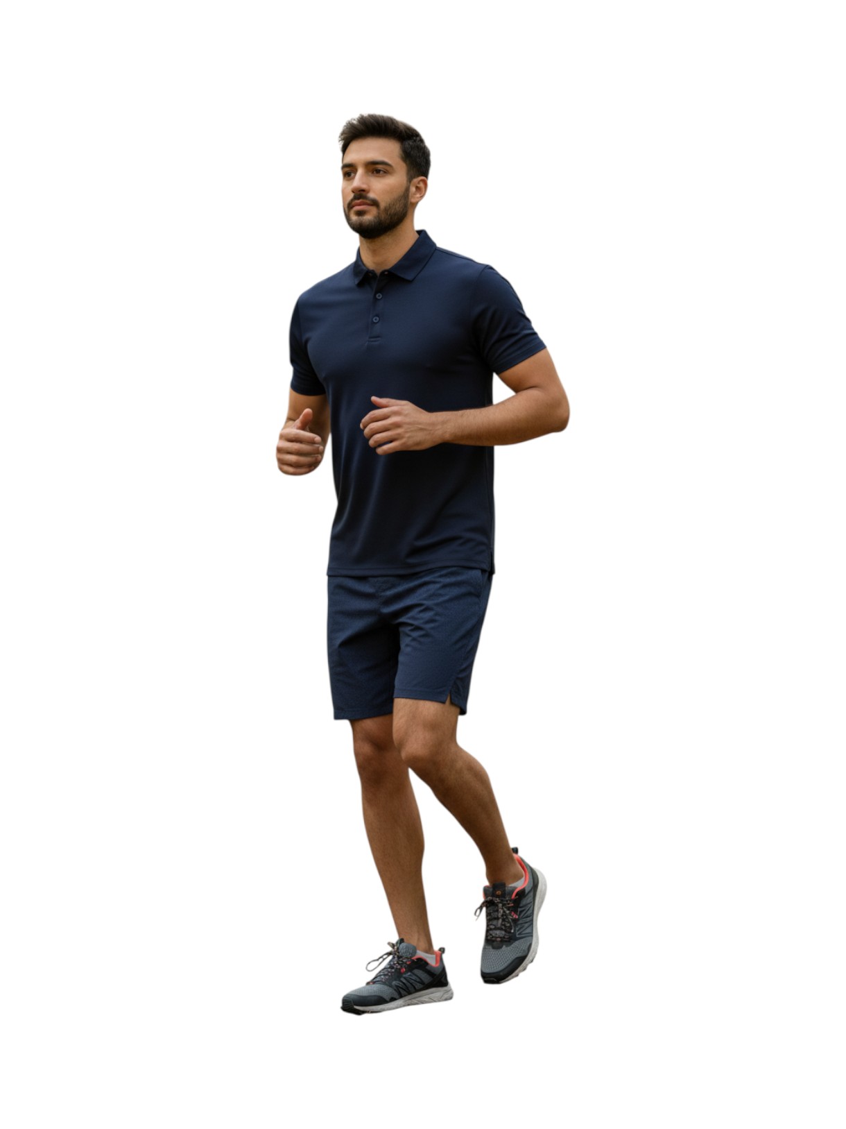 Herren Freizeit Poloshirt im sportlichen Design 4