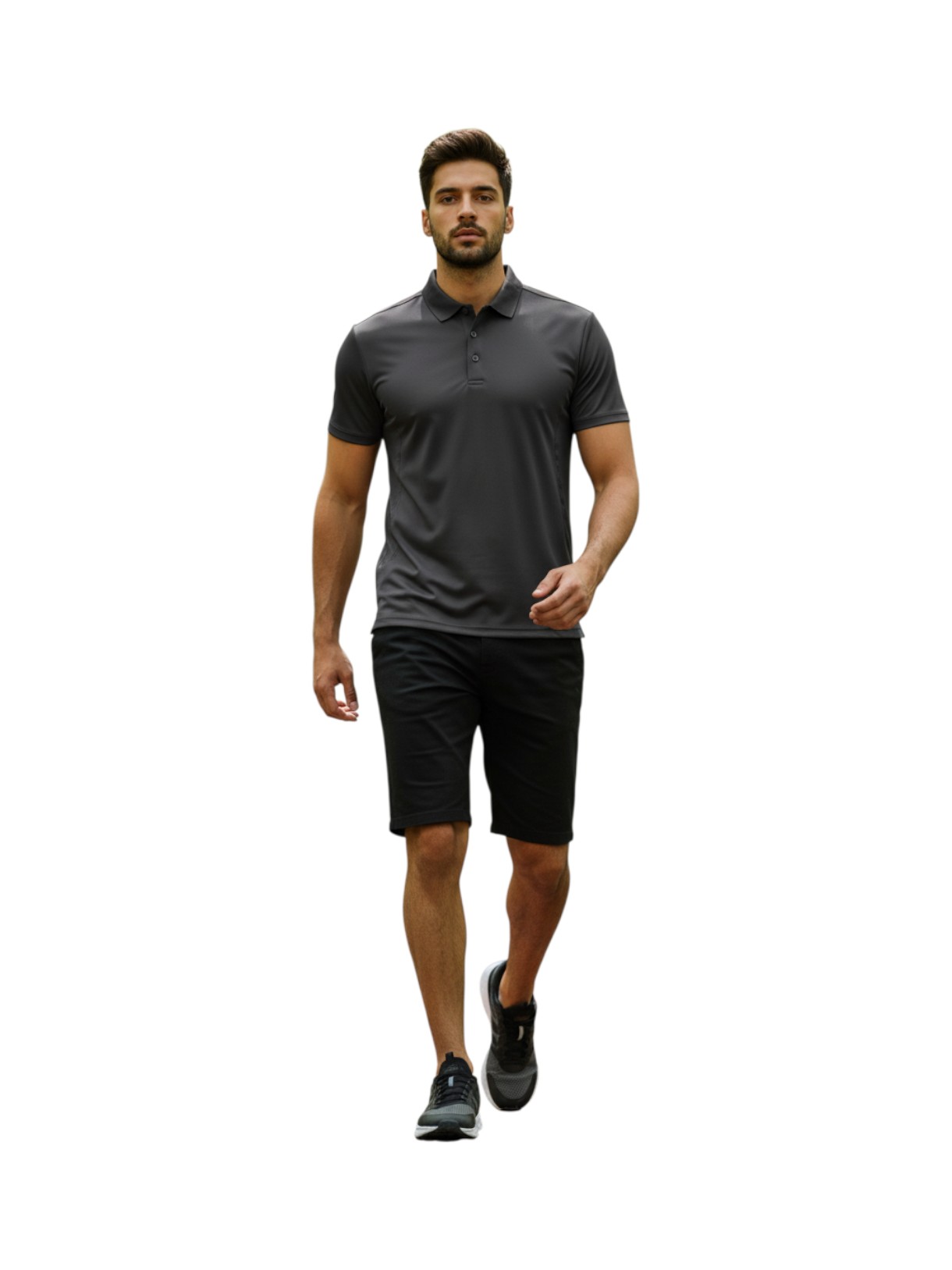 Herren Freizeit Poloshirt im sportlichen Design 4