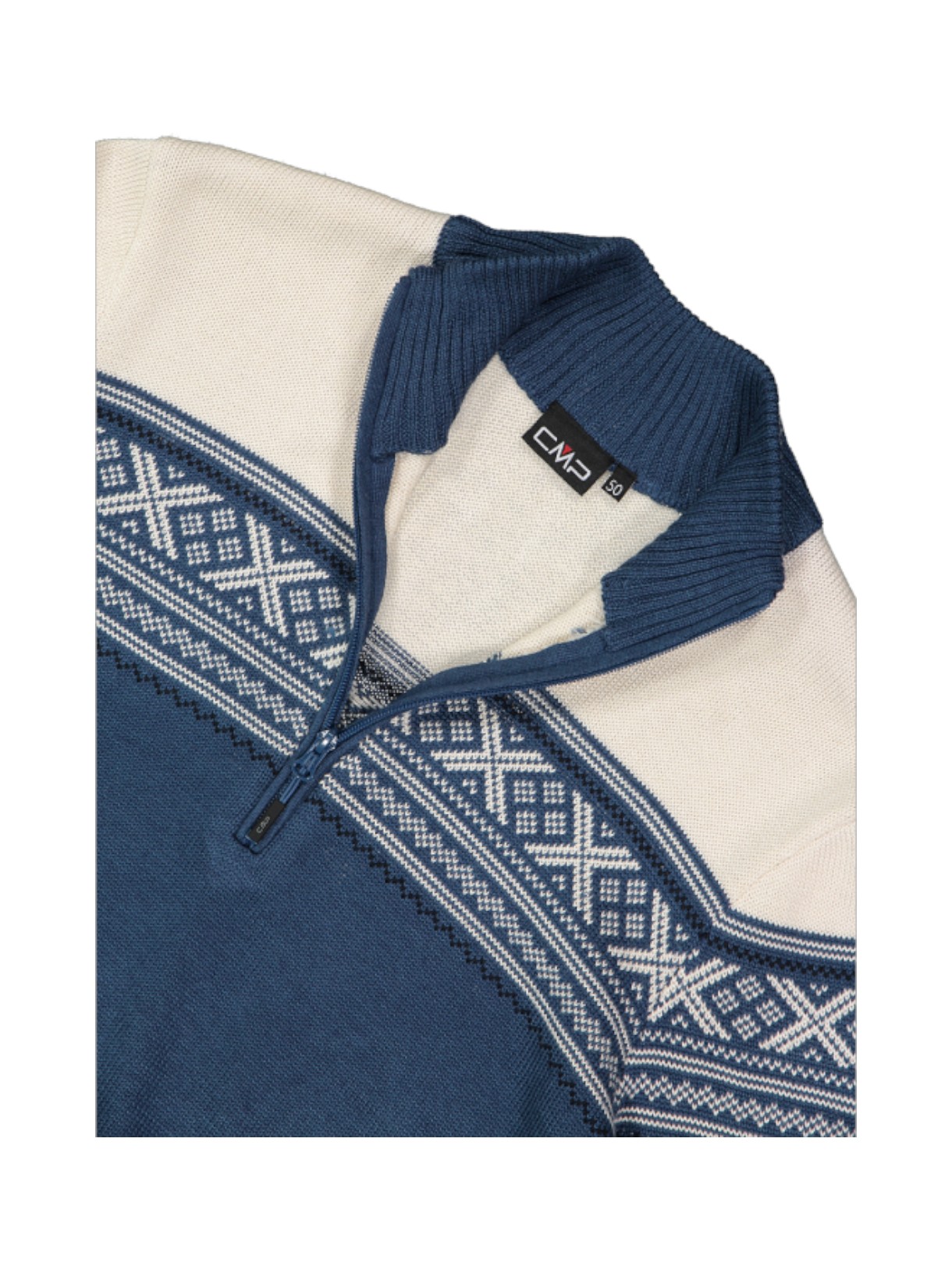 Herren Knitted Pullover Half Zip mit Wolle 4