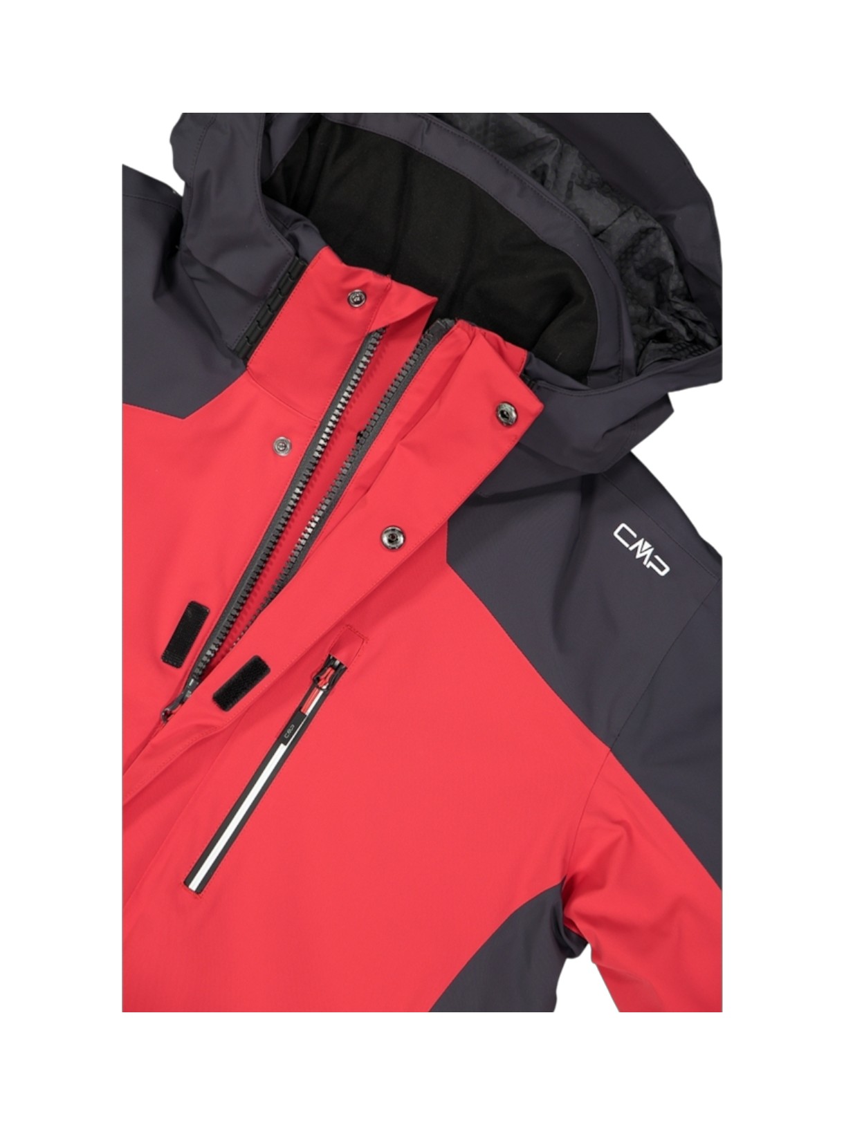 Herren Skijacke aus 4 Way Stretch Twill mit abnehmbarer Kapuze 4