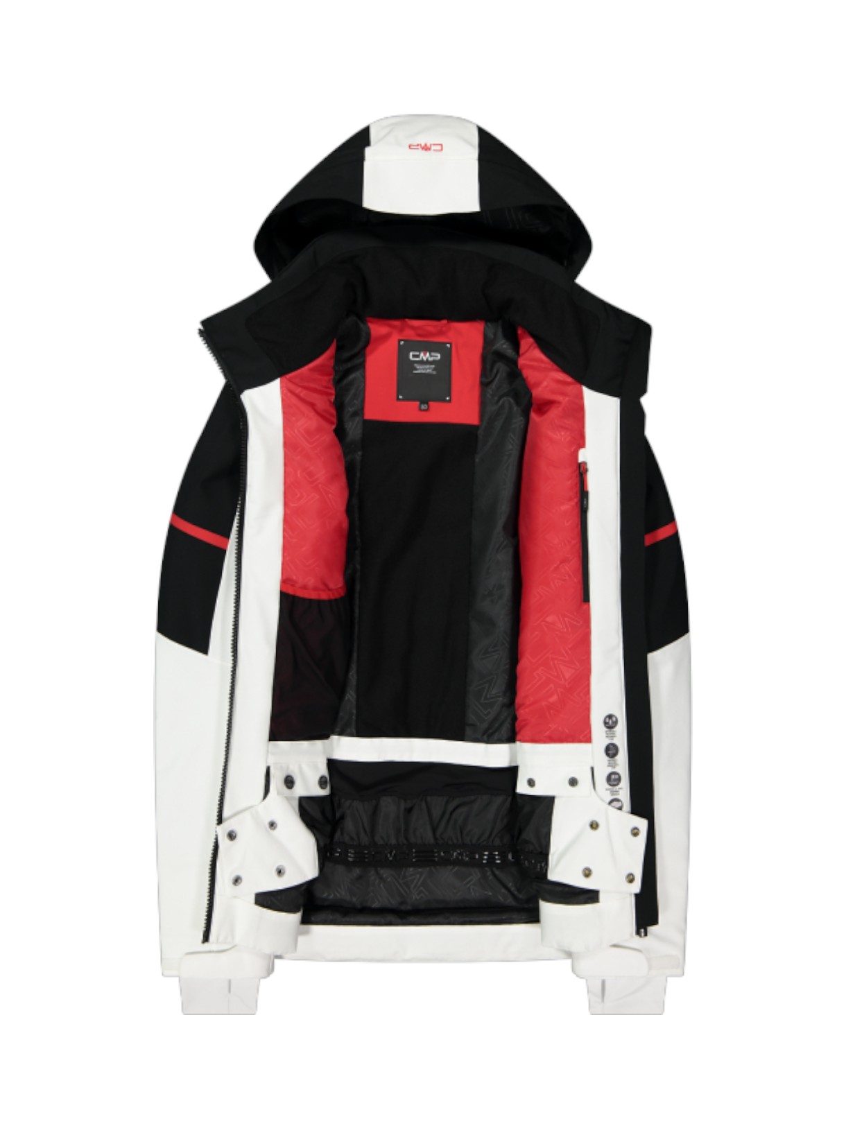 Herren Skijacke aus 4-Way-Stretch mit abnehmbarer Kapuze 4