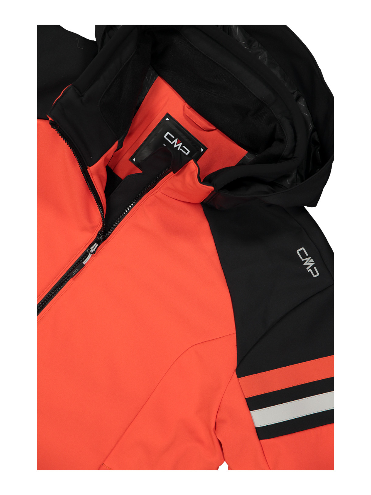 Herren Skijacke aus Twill mit abnehmbarer Kapuze 4