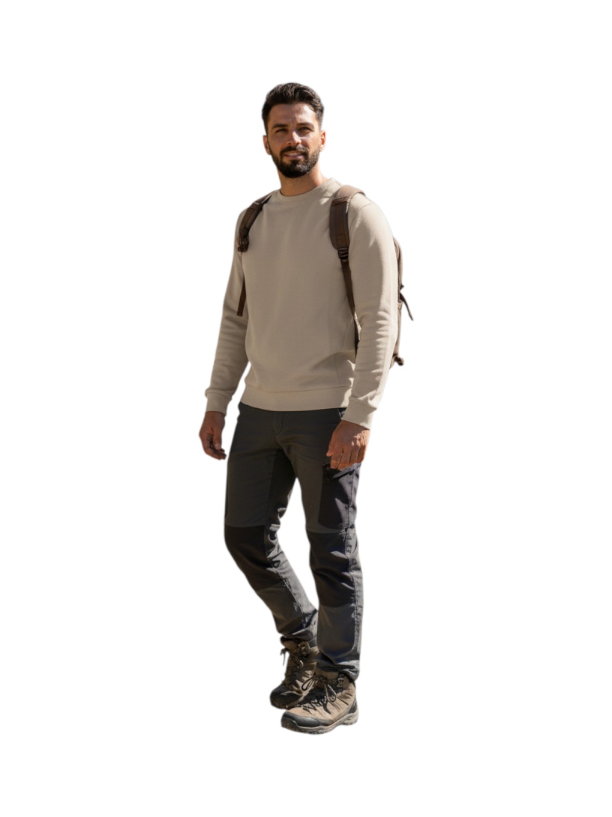 Herren Sweatshirt aus Baumwolle mit Stretch 4
