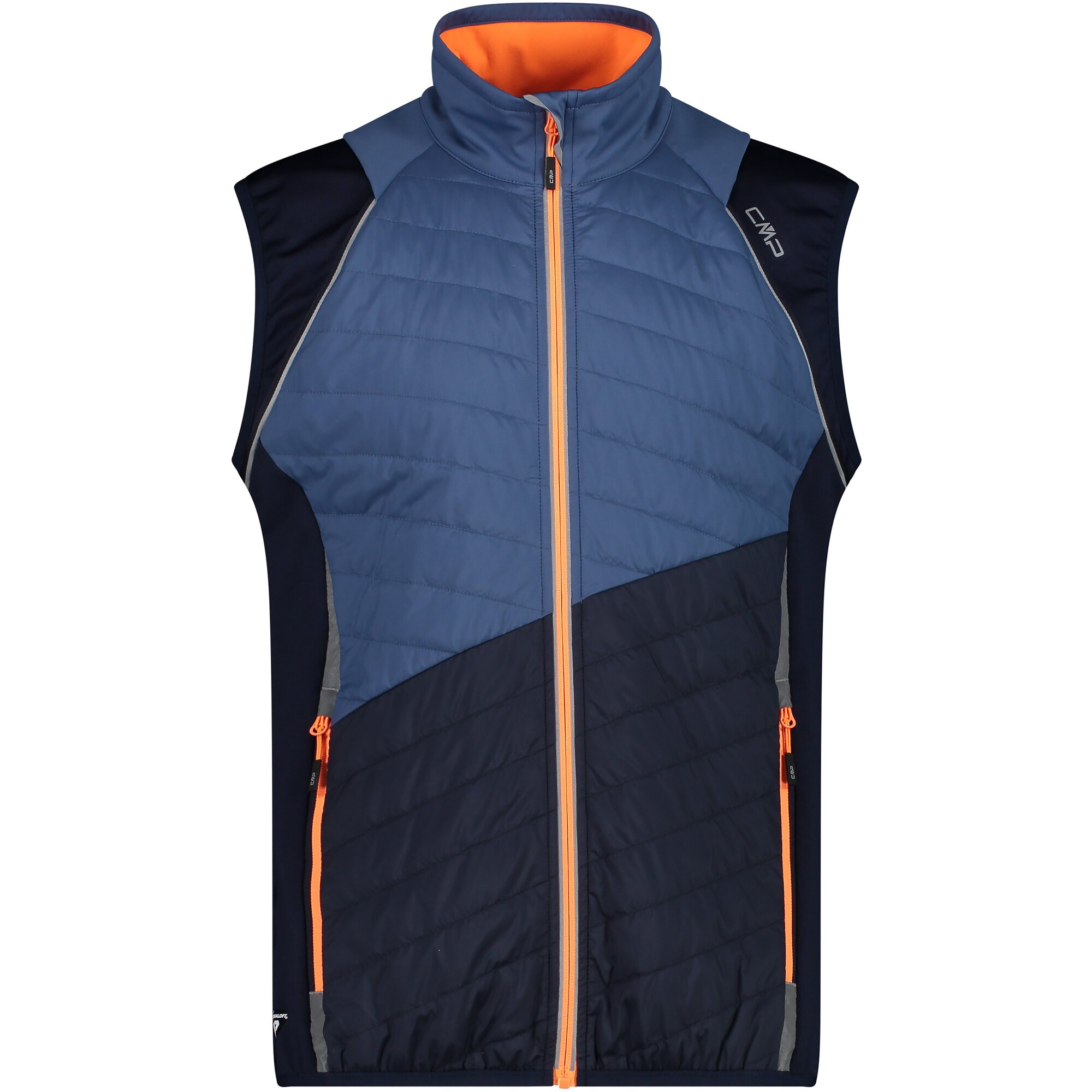 Hybrid Herrenjacke mit abnehmbaren Ärmeln blau 4