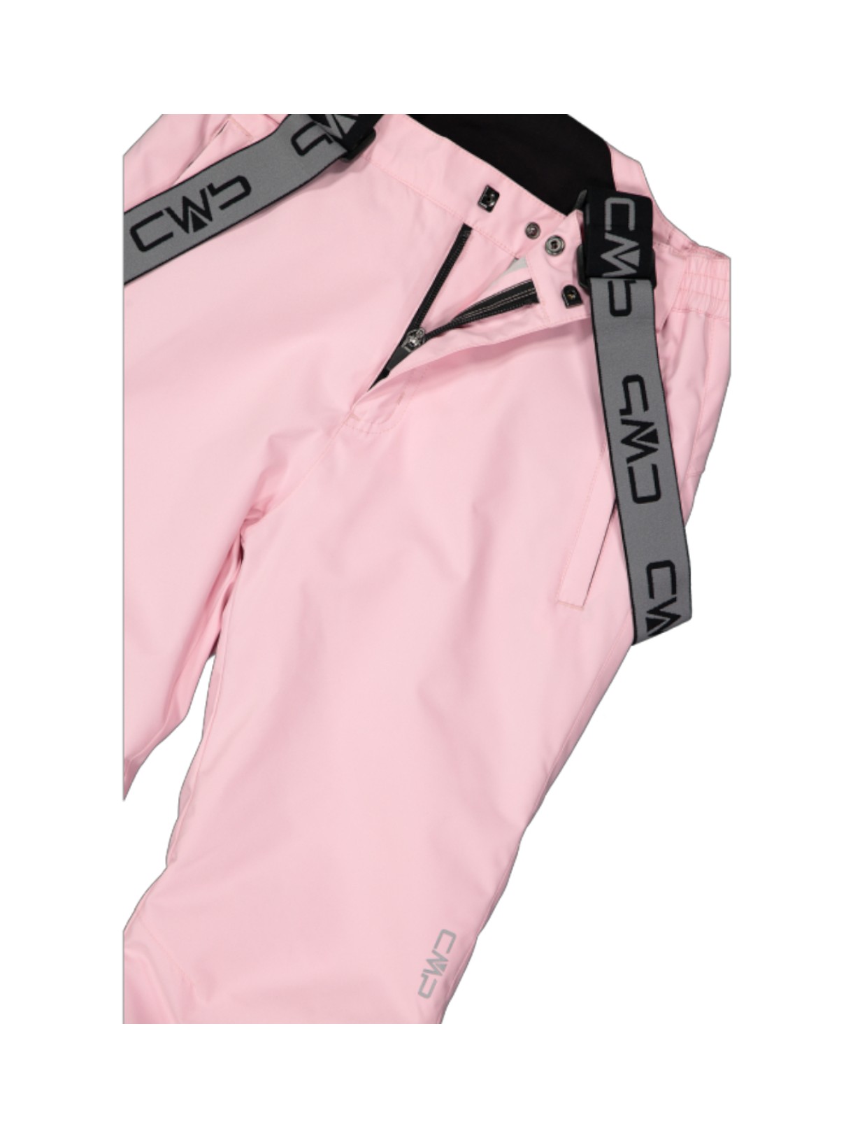 Kinder Skihose Clima Protect mit abnehmbaren Trägern pink 4