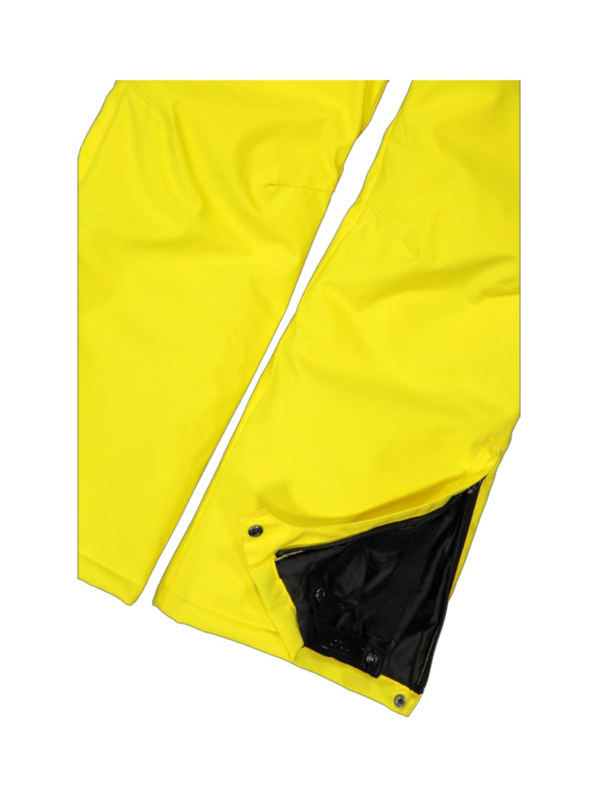 Kinder Skihose Clima Protect mit abnehmbaren Trägern gelb 4
