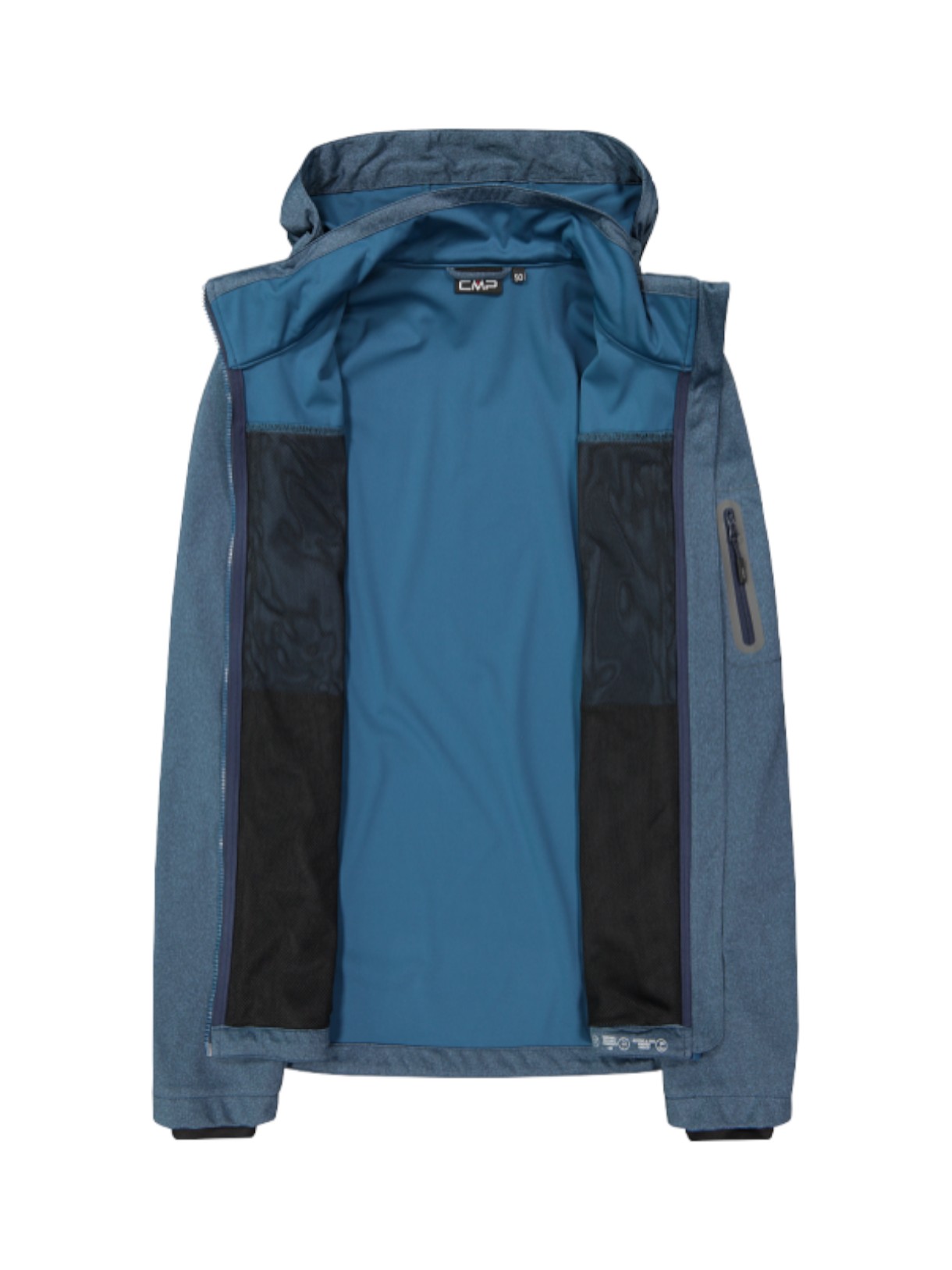 Light Softshell Clima Protect Herren Jacke mit abnehmbarer Kapuze 4