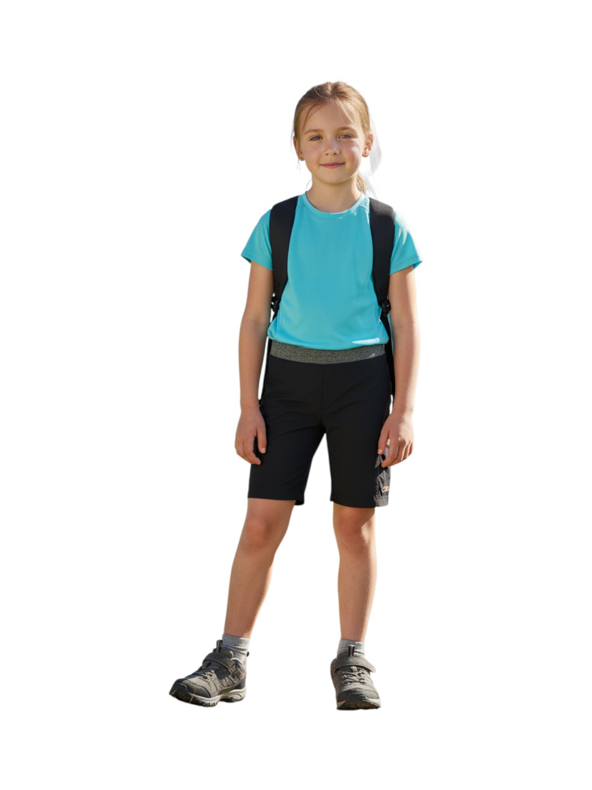 Mädchen Bermuda Stretch Wandershorts mit Dry Function 4