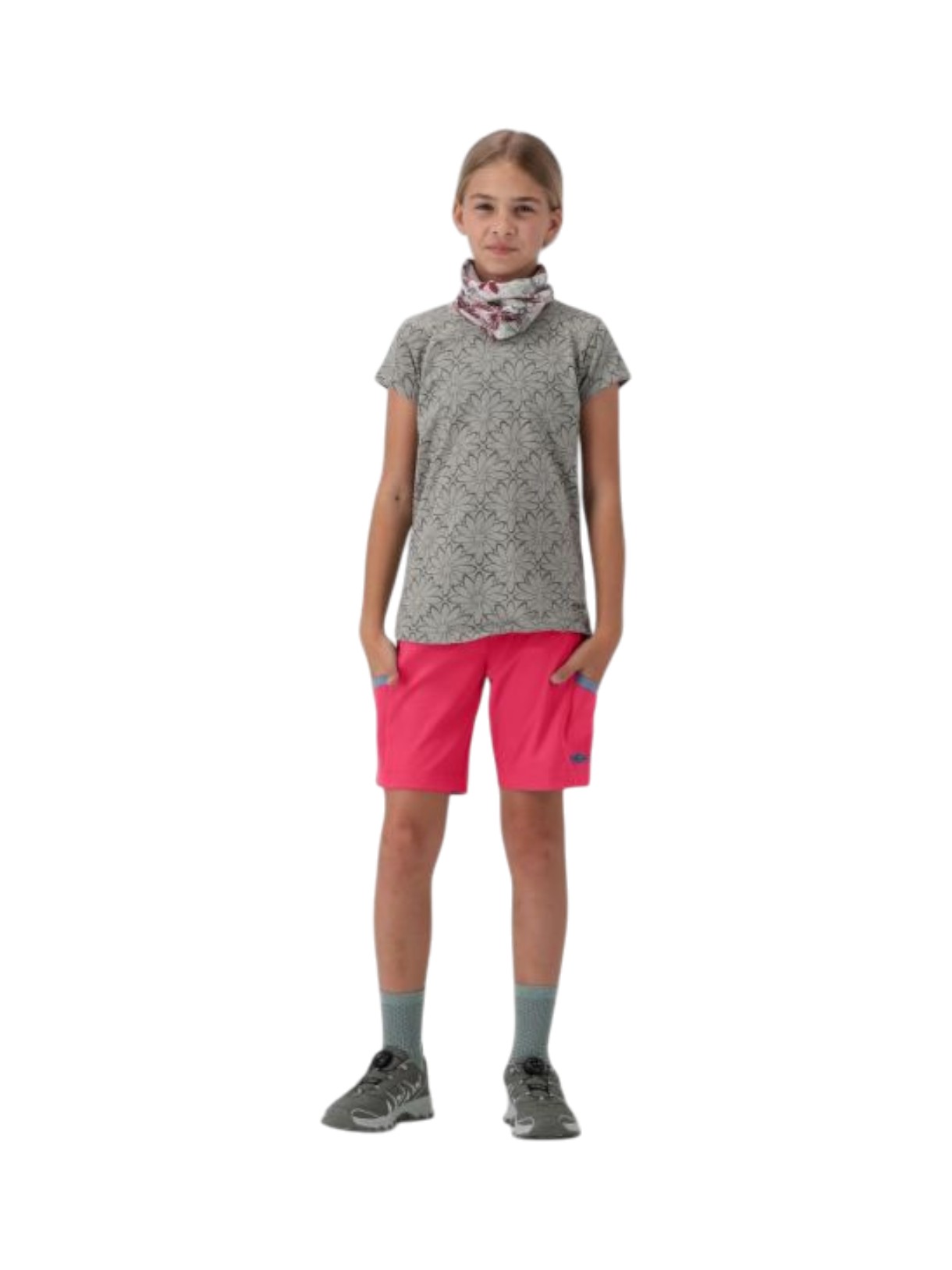 Mädchen Bermuda Stretch Wandershorts mit Dry Function 4