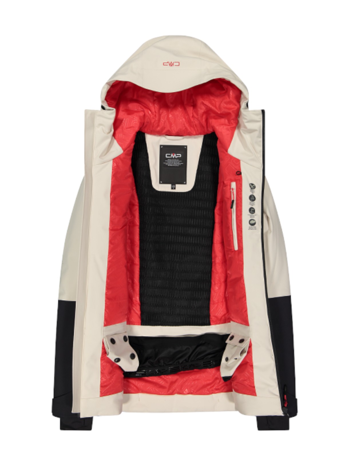Unlimitech Damen Skijacke mit PrimaLoft und Kapuze 4