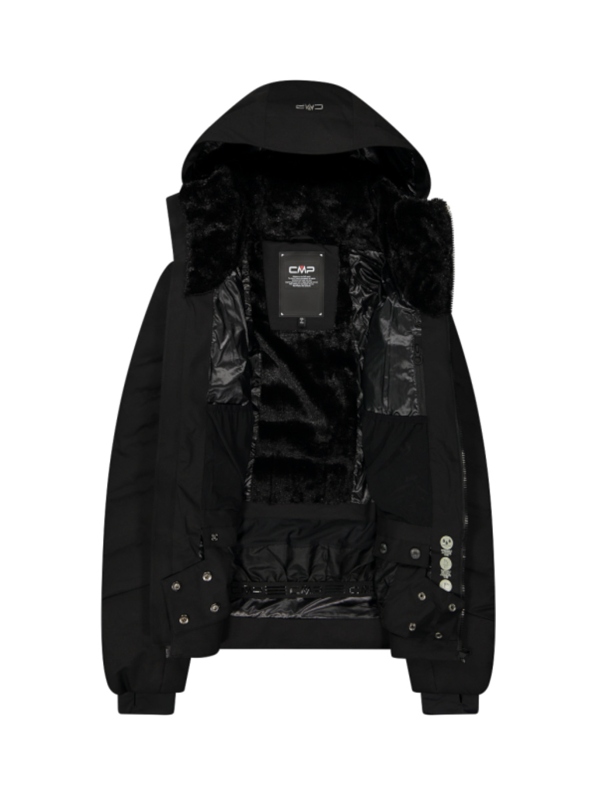 wattierte Damen Skijacke mit Clima Protect und Kapuze 4