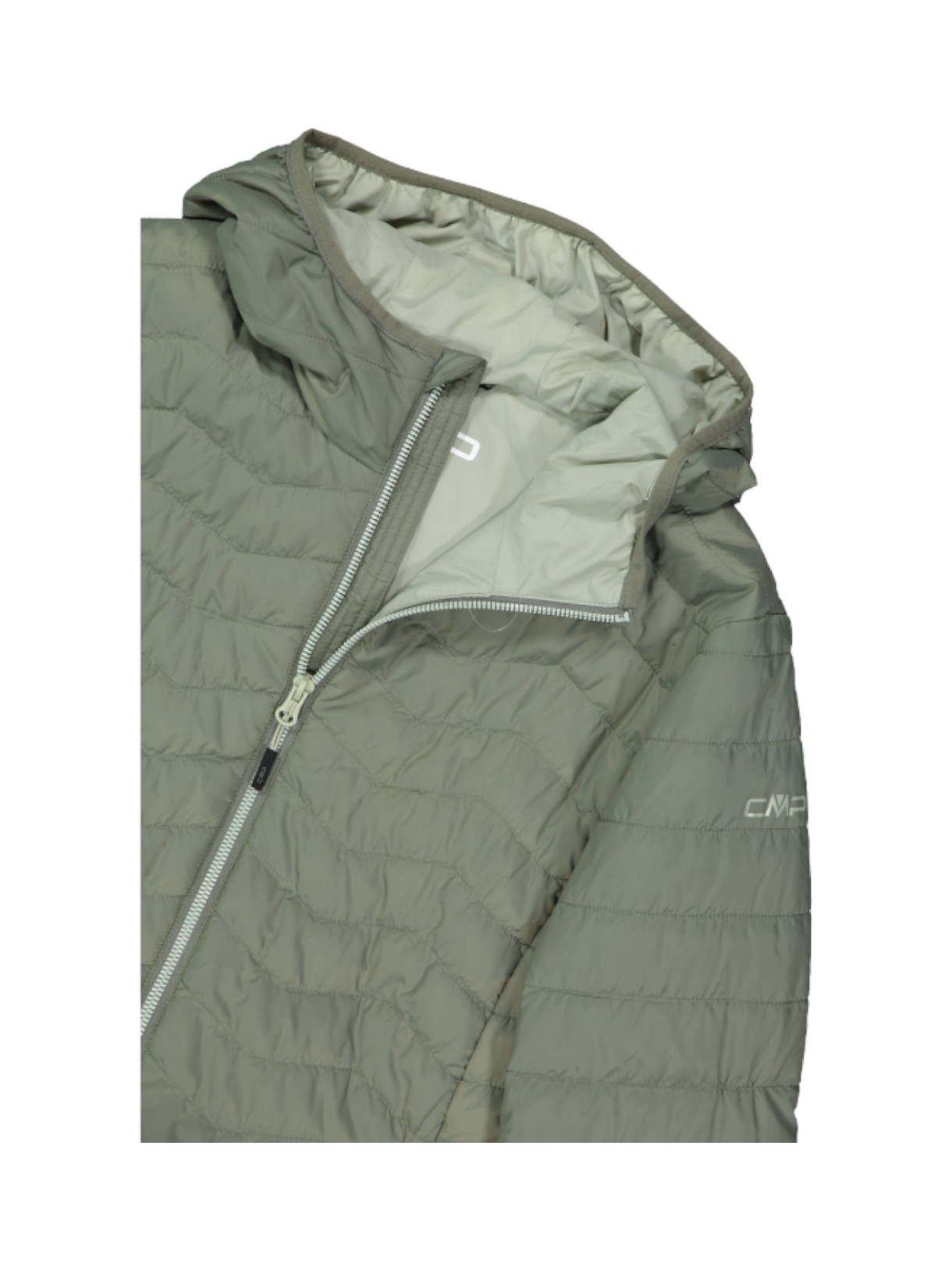 Wattierte Damen Stepp Jacke mit Feel Warm Flat und Kapuze 4