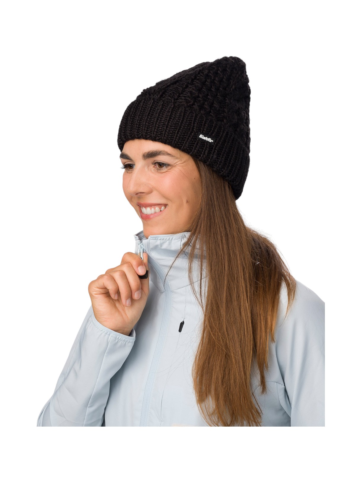 Afratos Grob-Strick Zopfmuster Damen Mütze mit Merinowolle 4