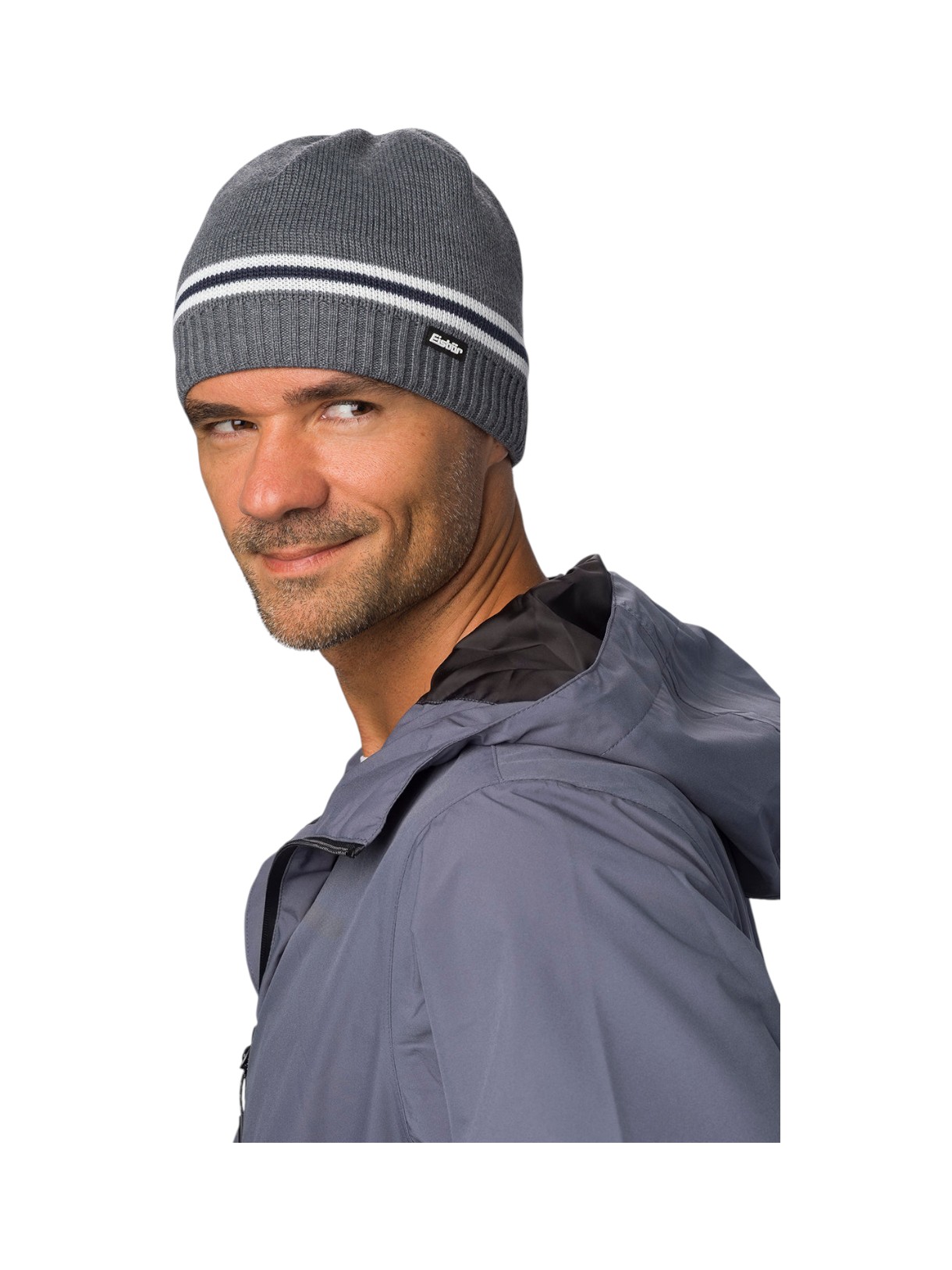 Mountain XL Herren Fleece Mütze mit Merinowolle 4