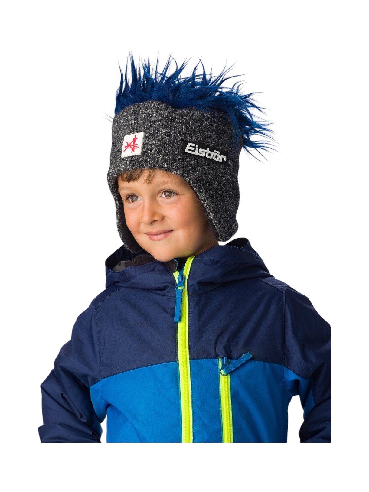 Penny Ski Austria Kinder Mütze mit Kunstfell Haaren 4