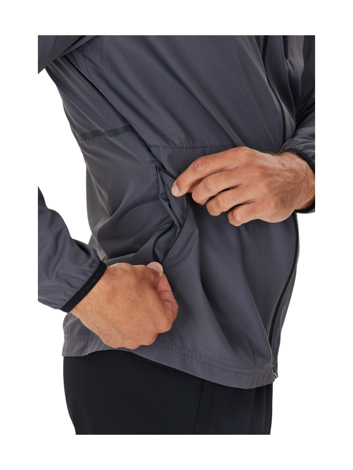 Hugoee Herren Laufjacke mit Kapuze 4