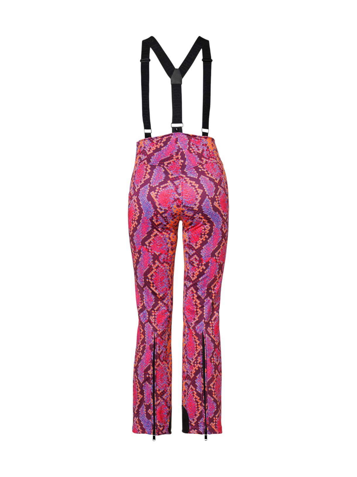 Elena Damen Skihose mit Snake Print und abnehmbaren Hosenträgern 4