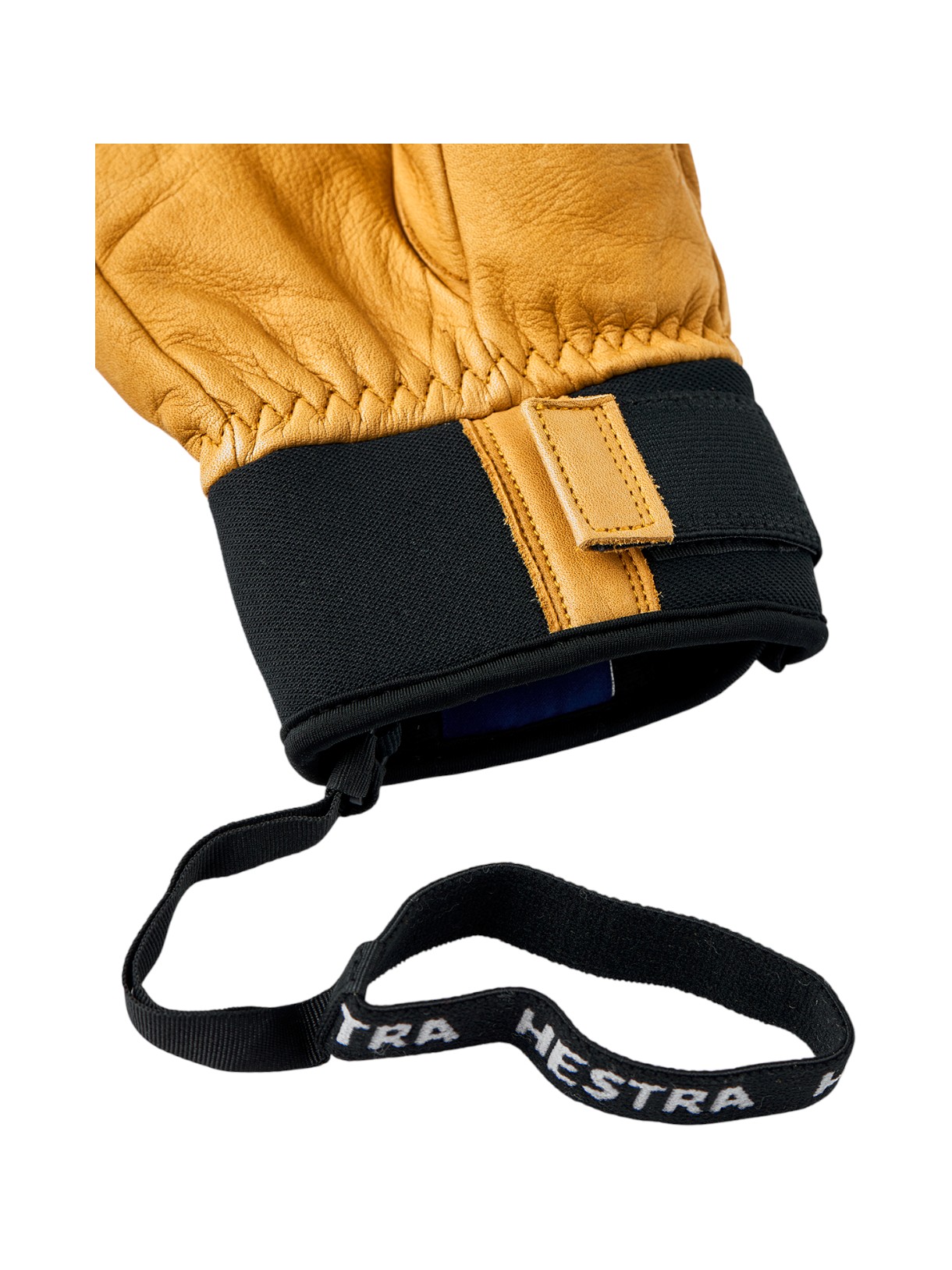 Omni Herren 5-Finger Ski Handschuhe aus Leder 4