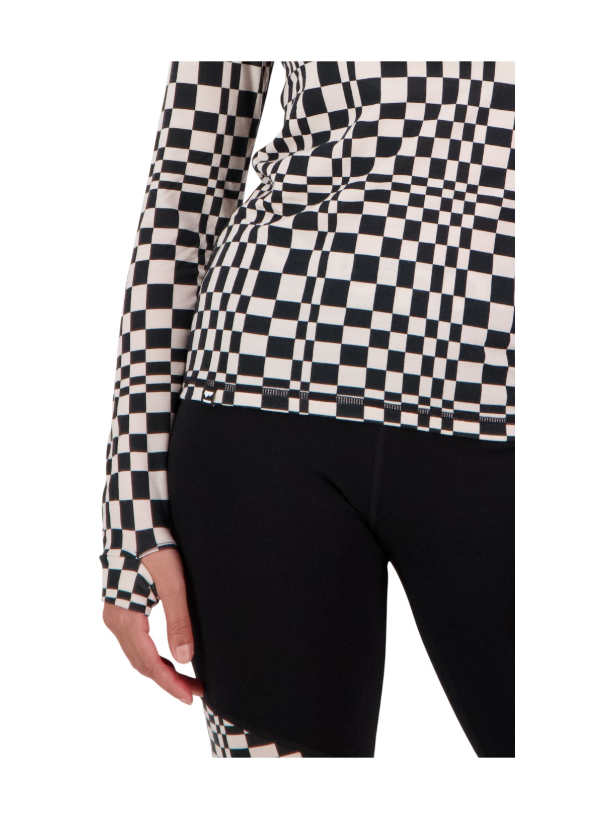 Merino Flex 200 Mock Neck Damen Langarm Shirt 4