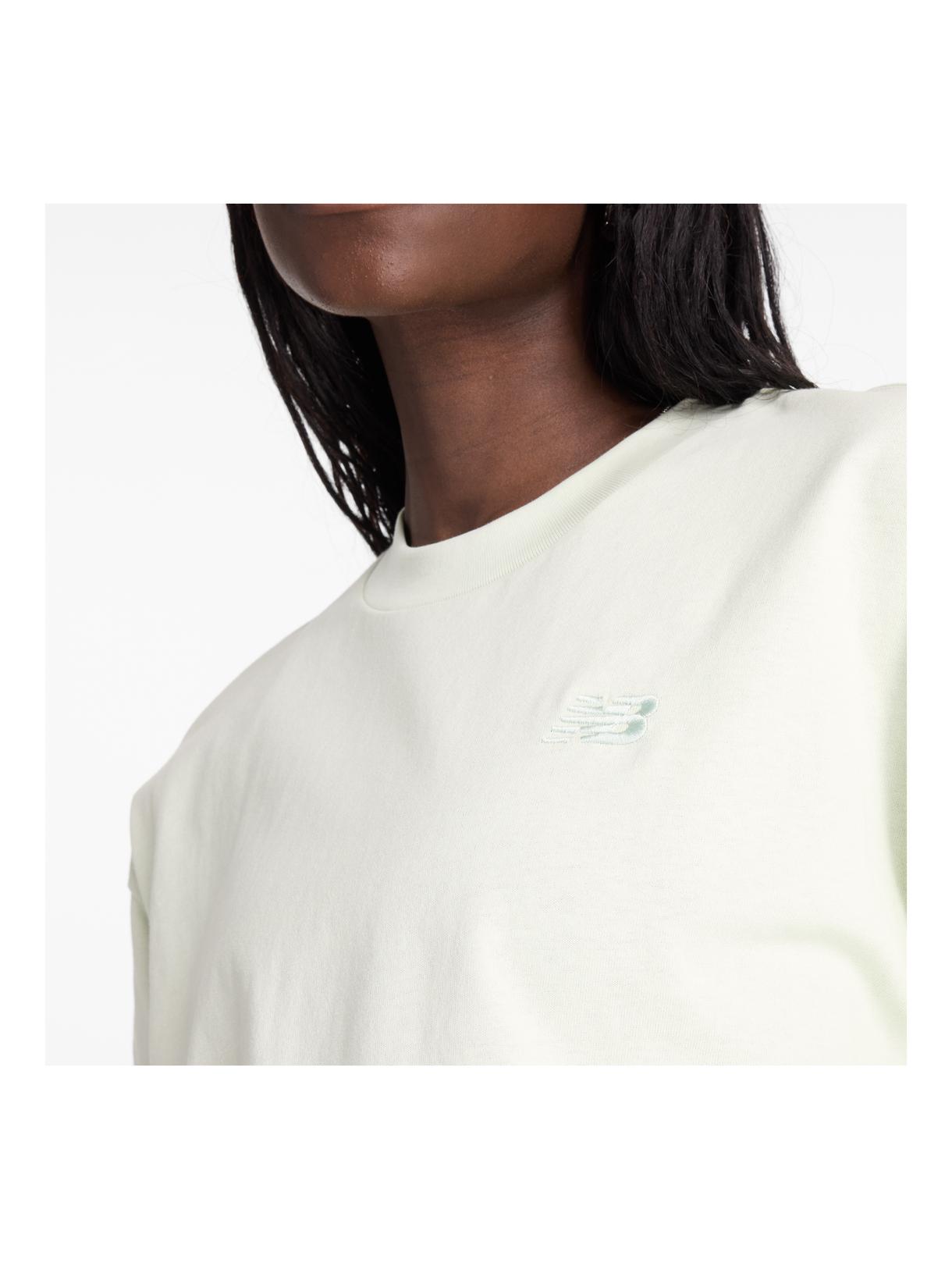 Logo Oversized Jersey Damen T-Shirt 4