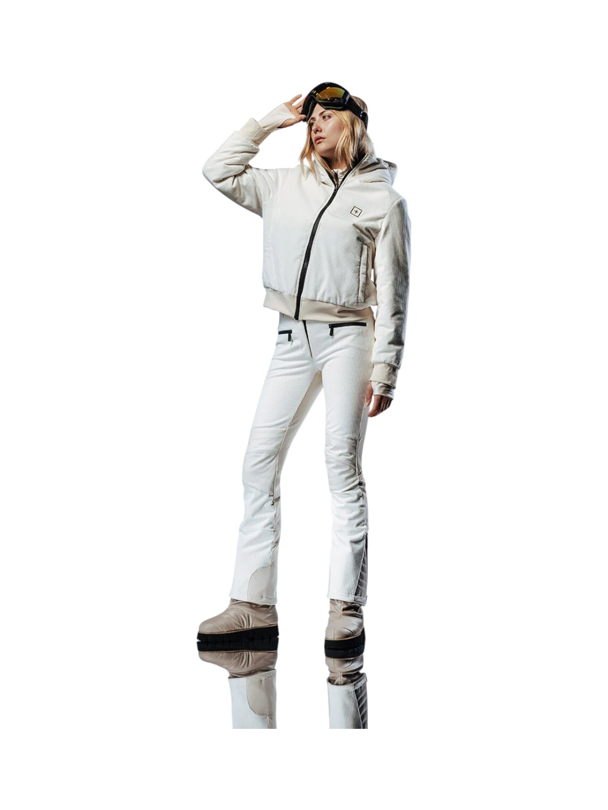 941 Softshell Damen Skihose mit Swarovski-Kristallen 4