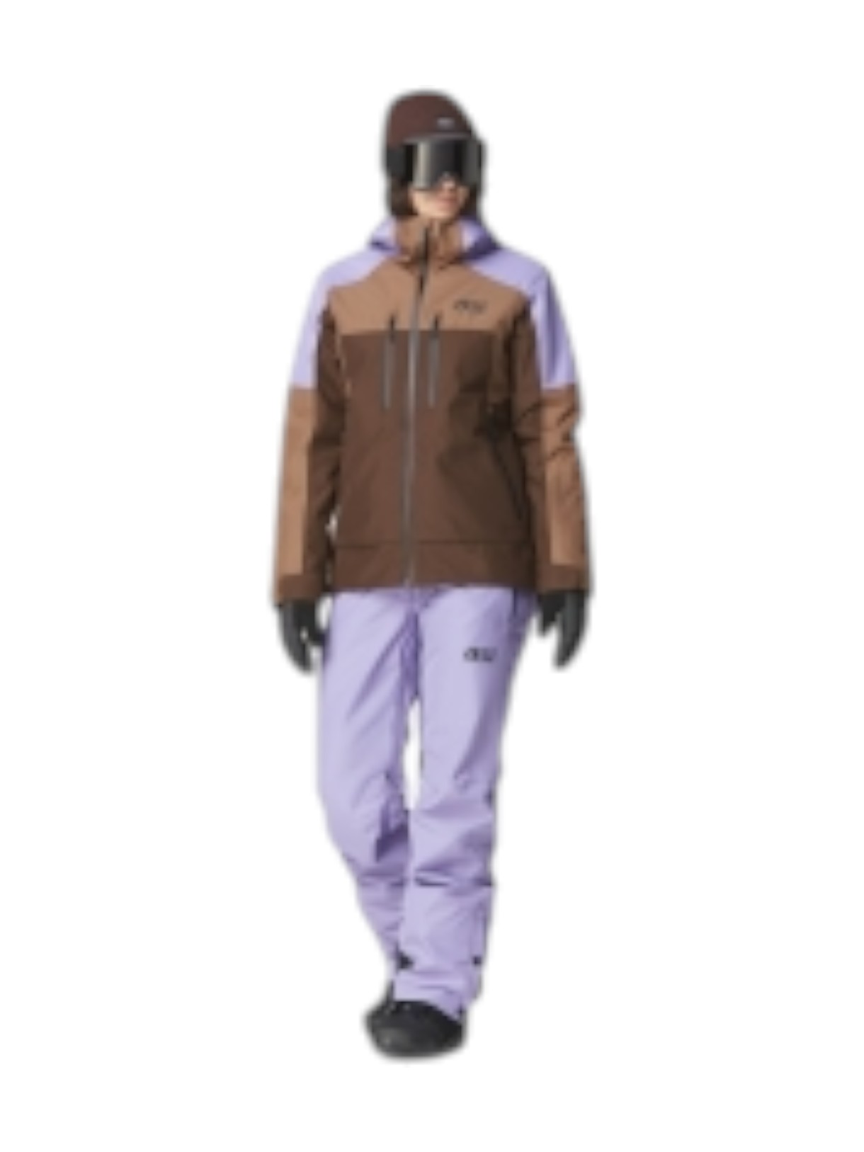 Exa 2-Lagen-Freeride Damen Skijacke mit Kapuze 4