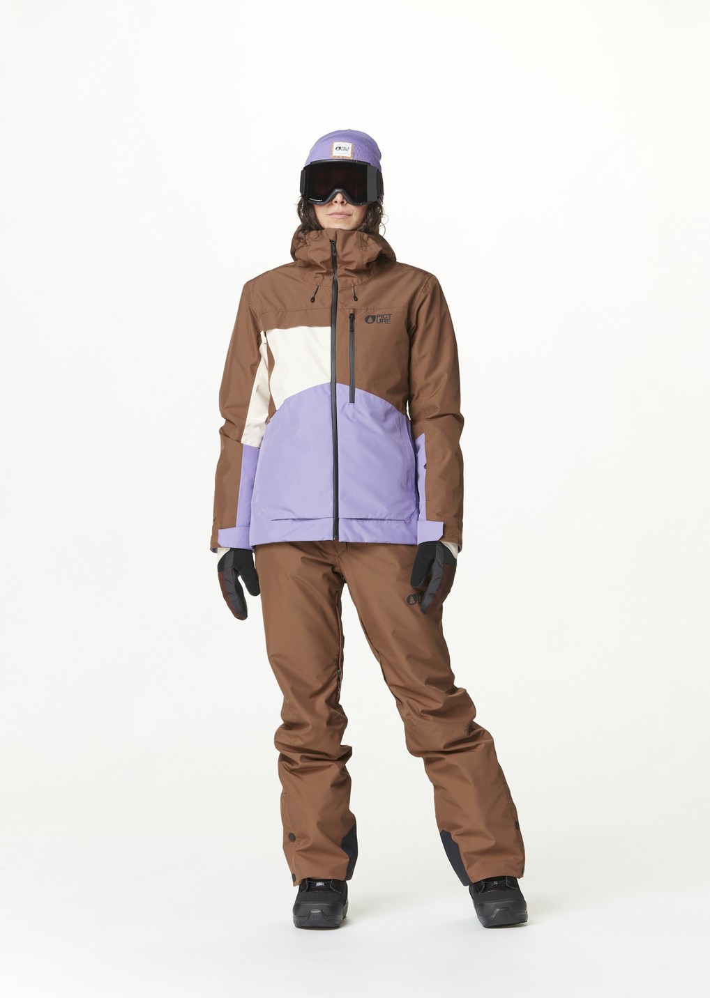 Seen 2-lagige Damen Skijacke mit Kapuze 4