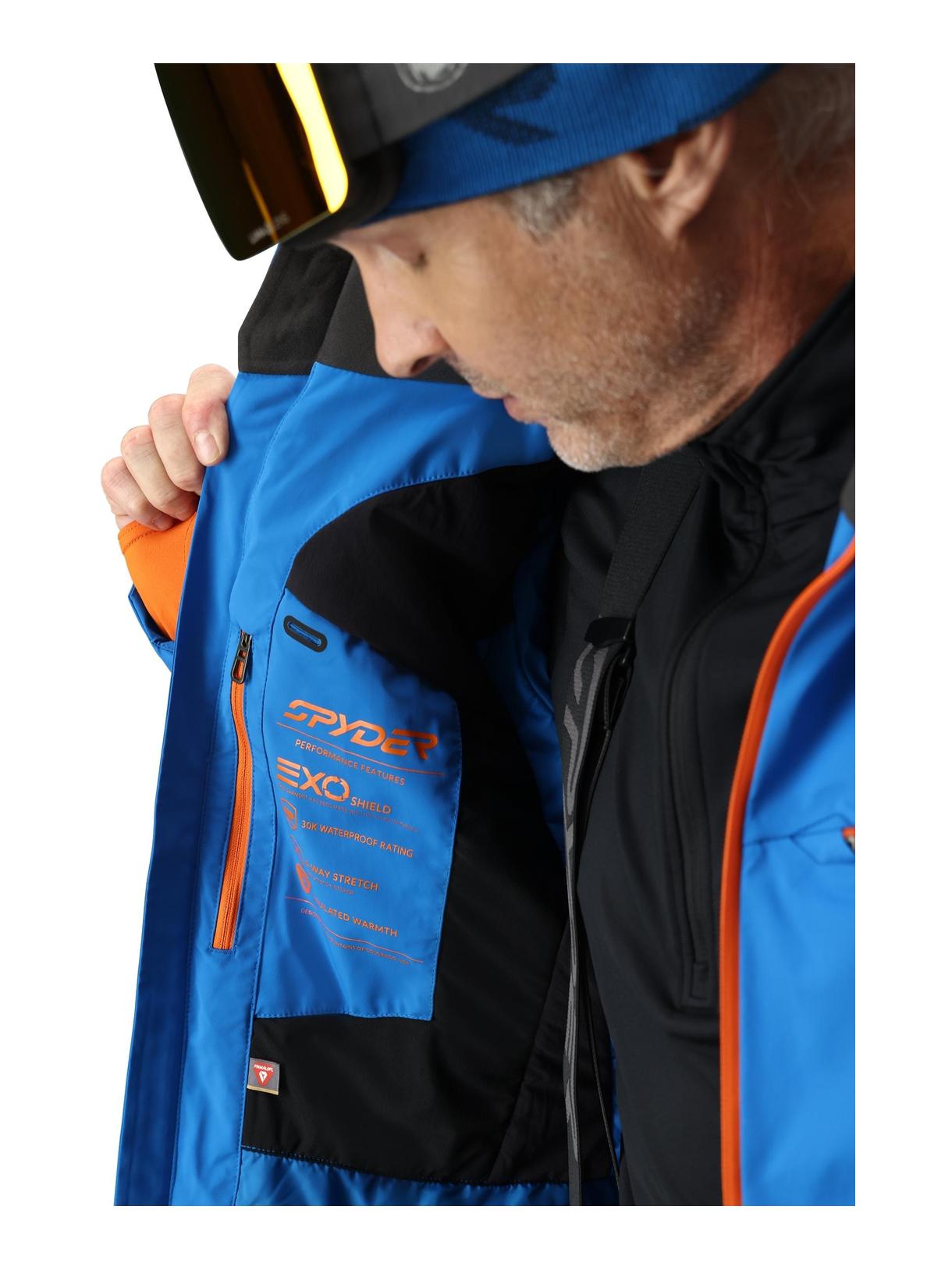 Monterosa Herren Skijacke mit abnehmbarer Kapuze 4