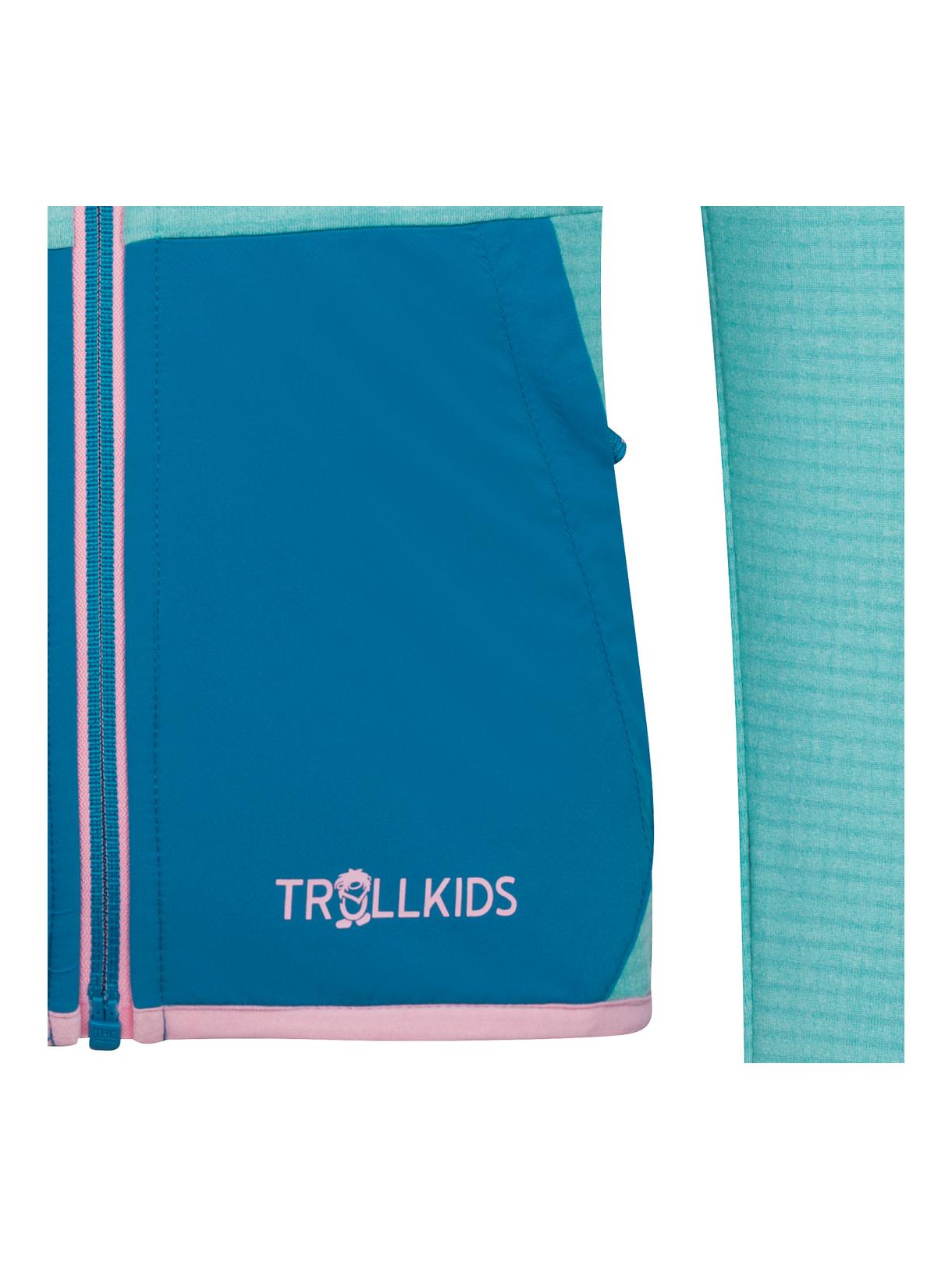 Girls Holmedal Mädchen Outdoor Fleece Jacke mit Kapuze 4