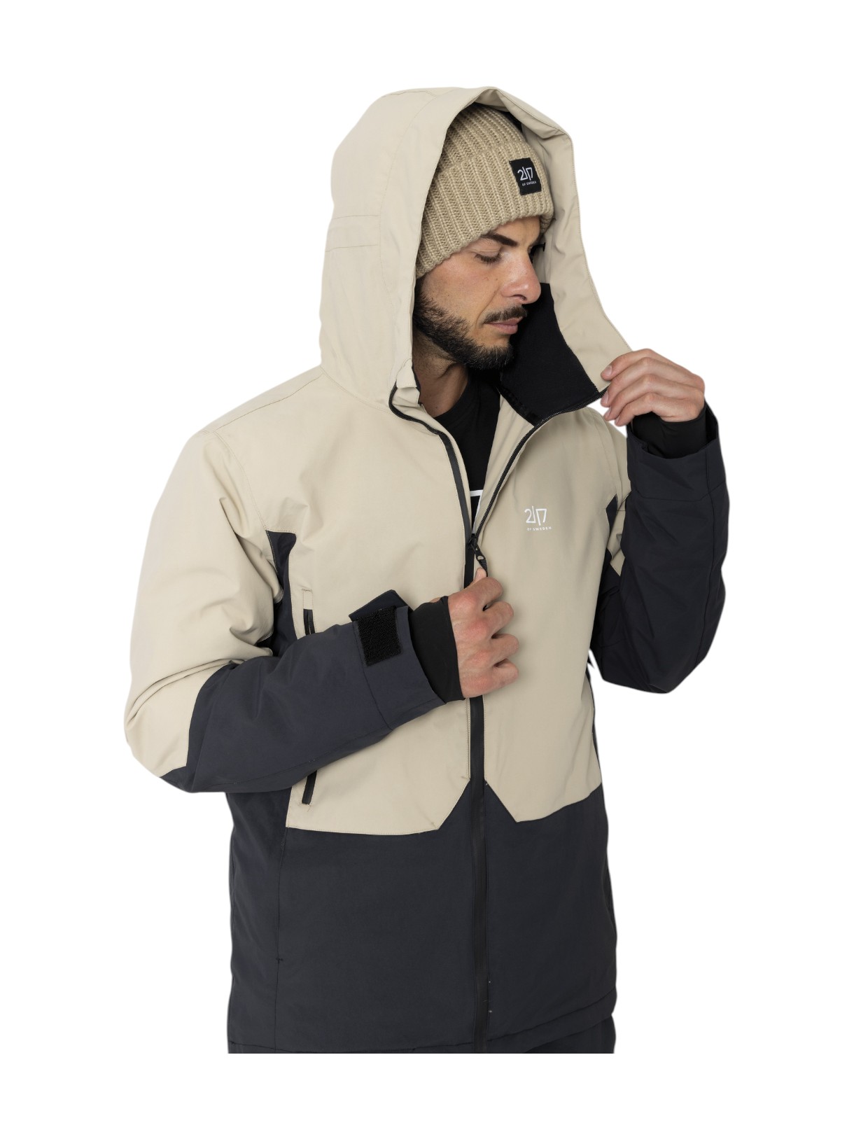 Soppero Herren Skijacke mit Kapuze 5