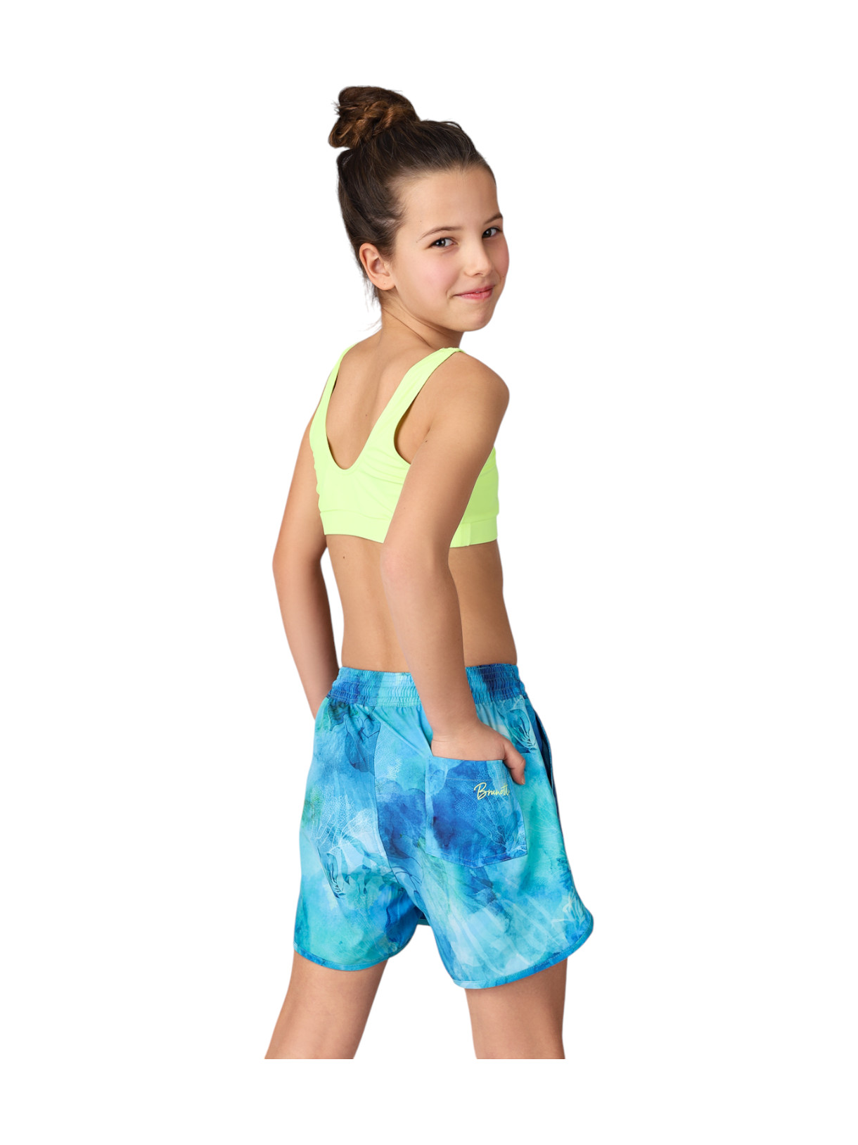 Turvino Girls Short Mädchen Badeshorts 5