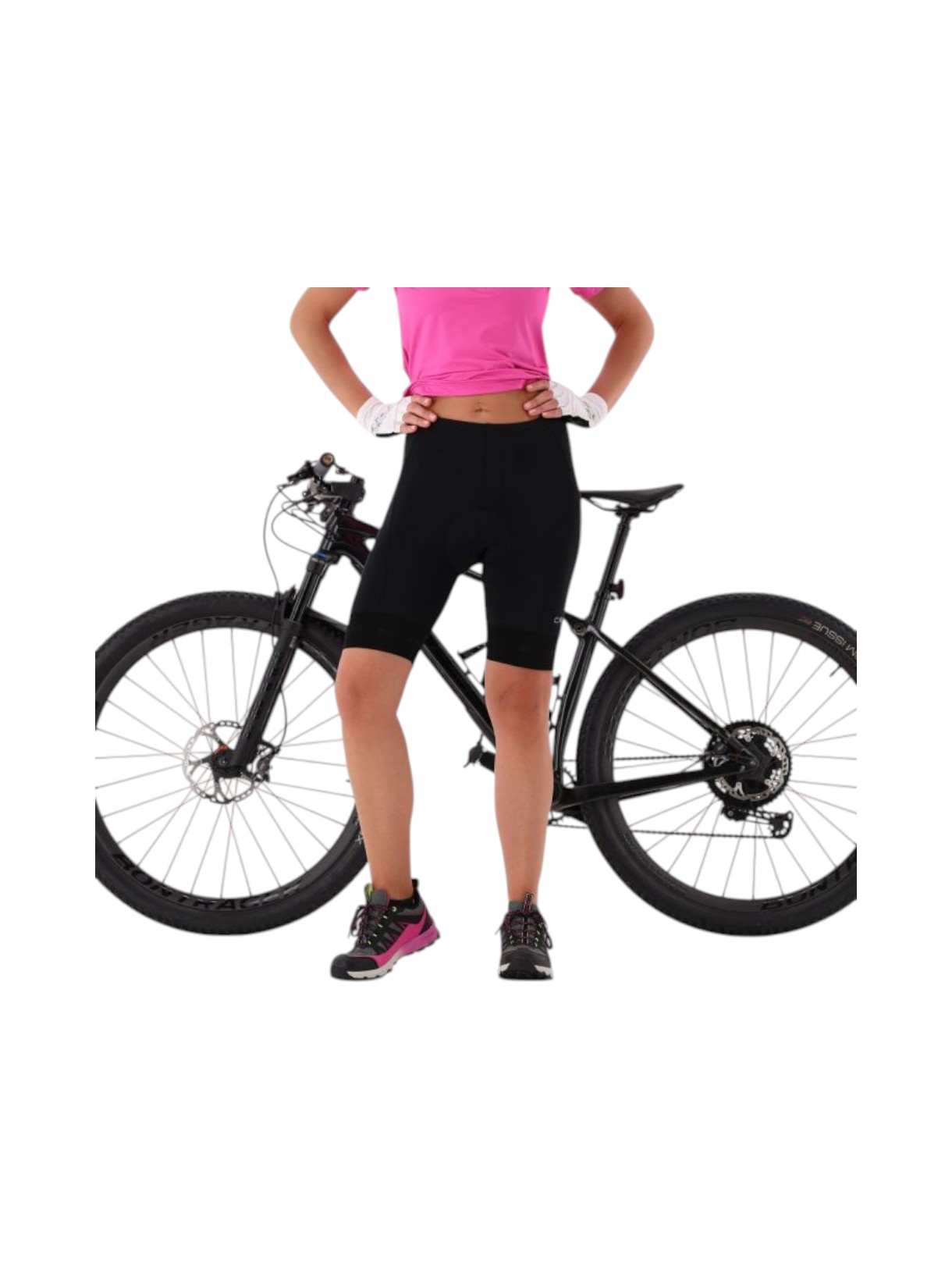 Damen Bike Shorts mit Dry Function und Sitzpolster Pad 5