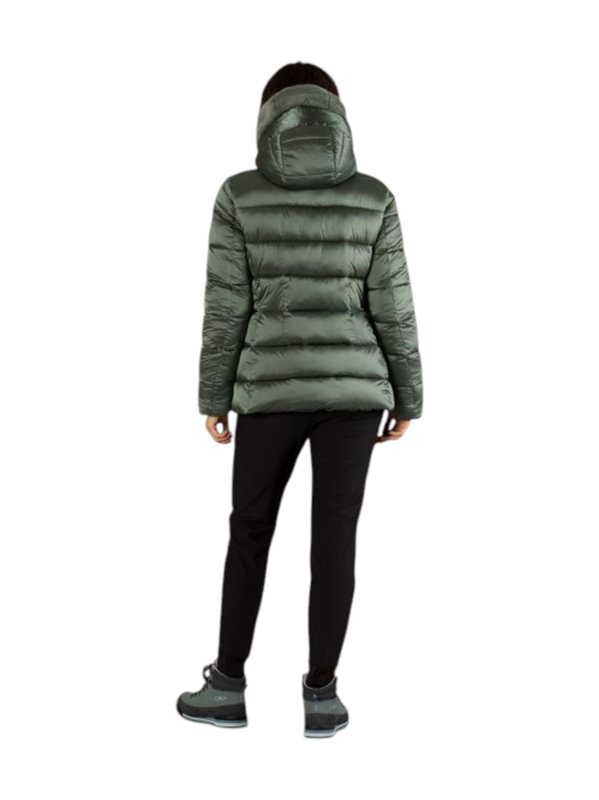 Damen Jacke wattiert mit Kapuze 5