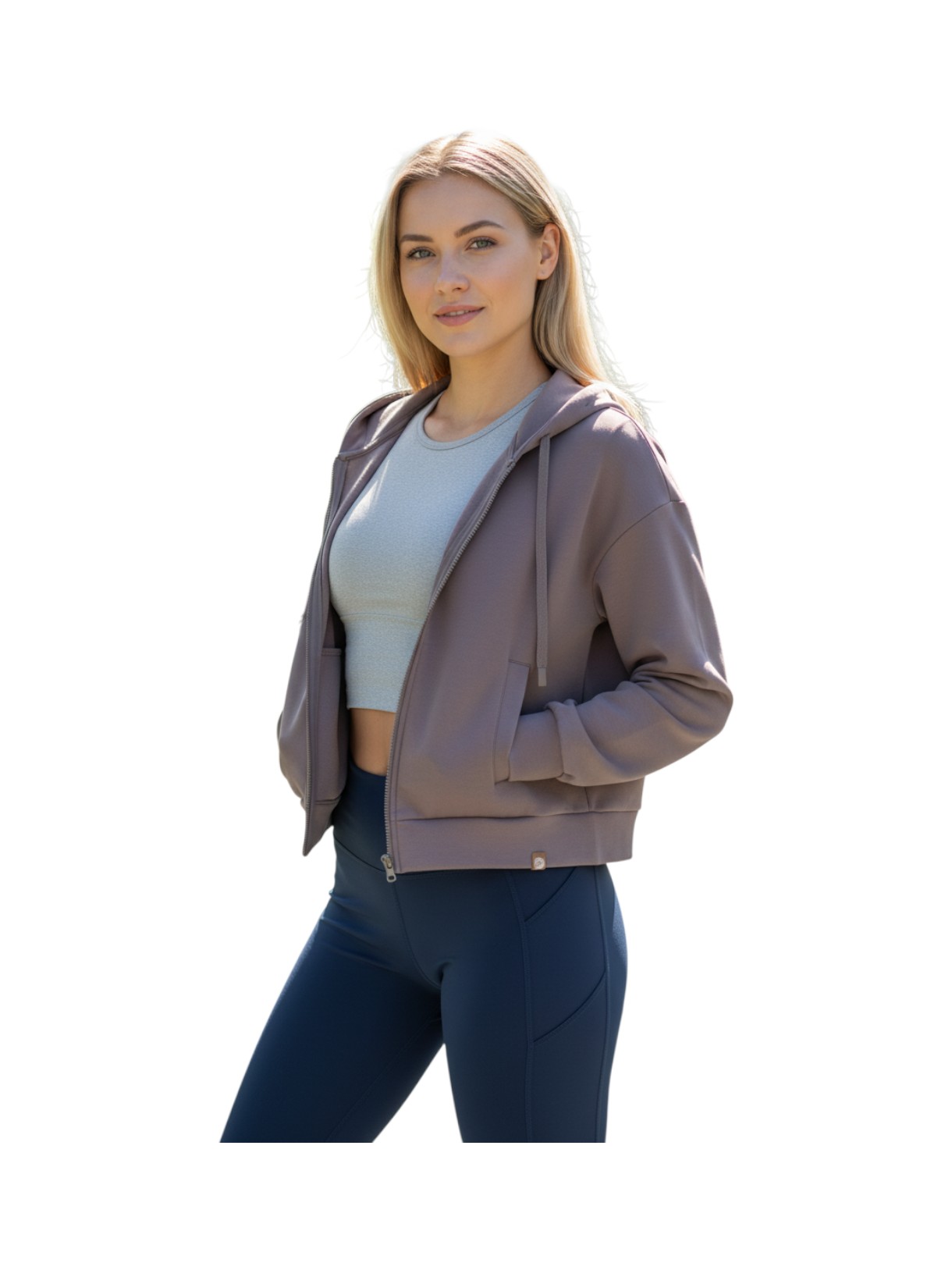 Damen Kapuzen Sweatshirt aus Modal 5