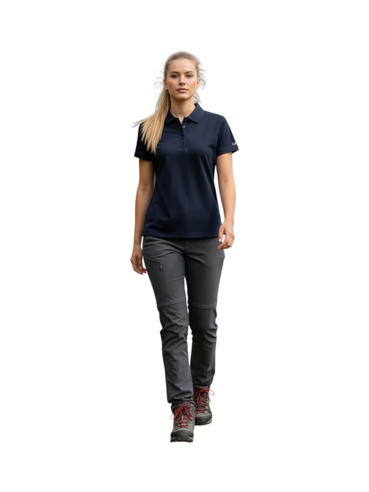 Damen Polo Shirt aus Piqué mit Dry Function 5