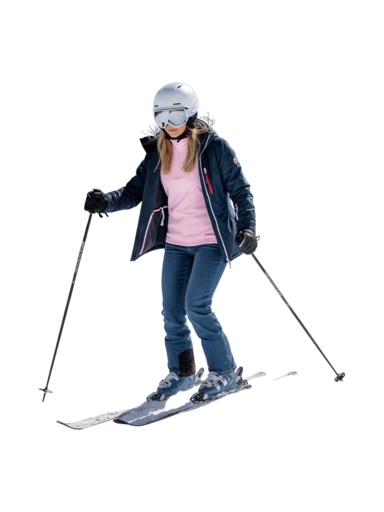 Damen Second-Layer Stretch Softech Skipulli mit Dry Function 5