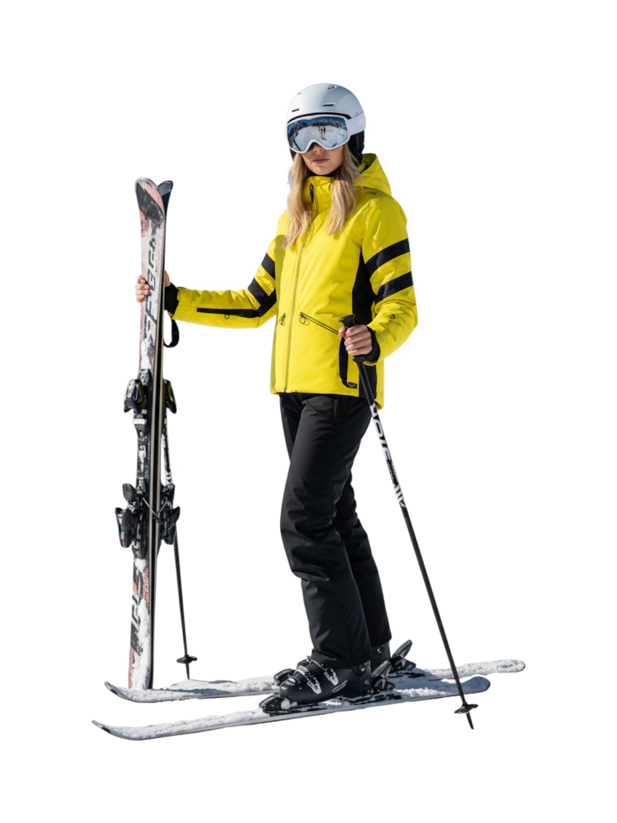 Damen Skijacke aus 4-Way-Stretch-Twill mit abnehmbarer Kapuze 5