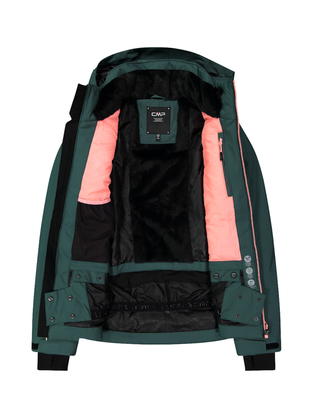 Damen Skijacke aus Twill mit abnehmbarer Kapuze 5