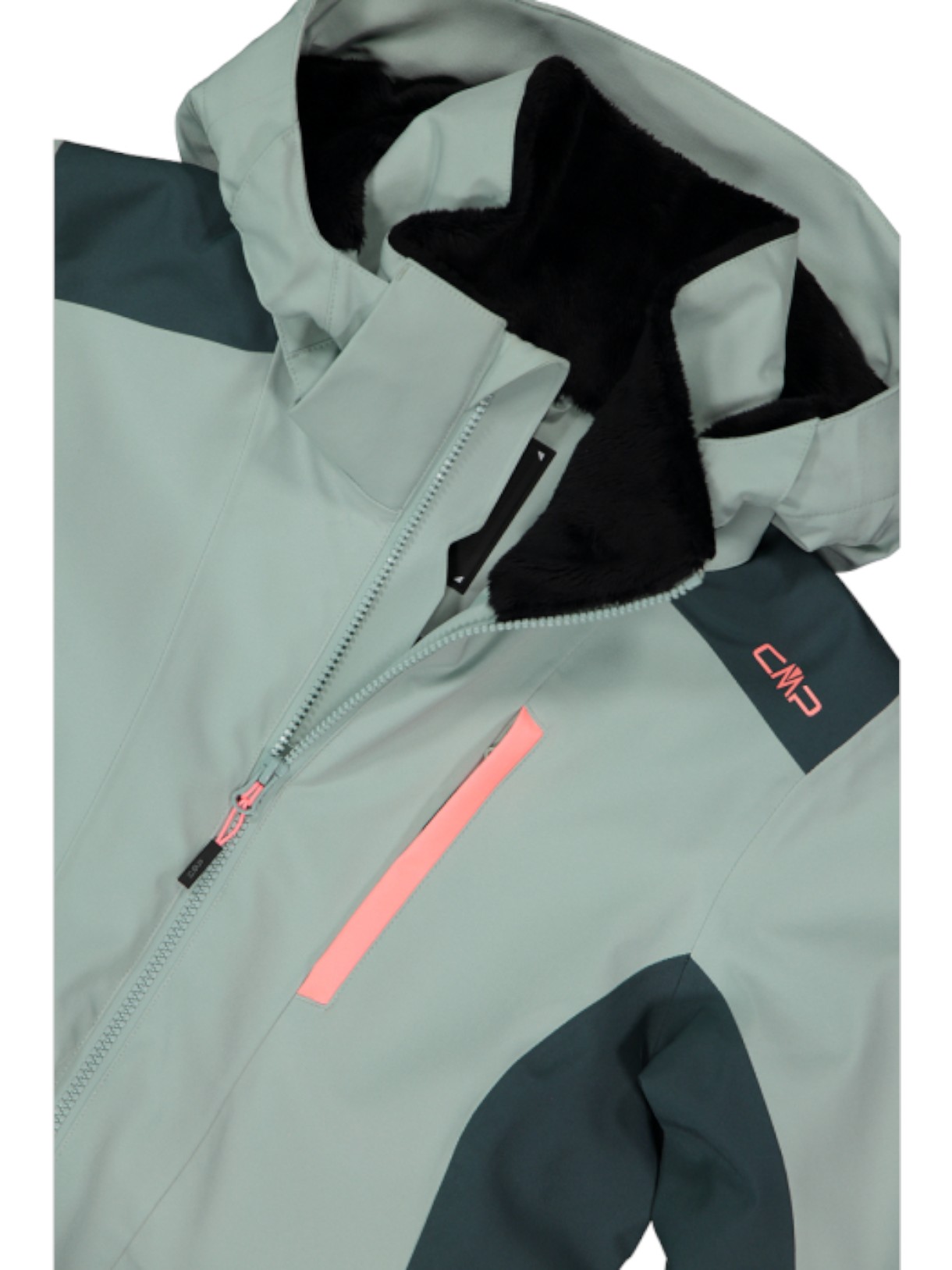 Damen Skijacke mit Feel Warm Flat und abnehmbarer Kapuze 5