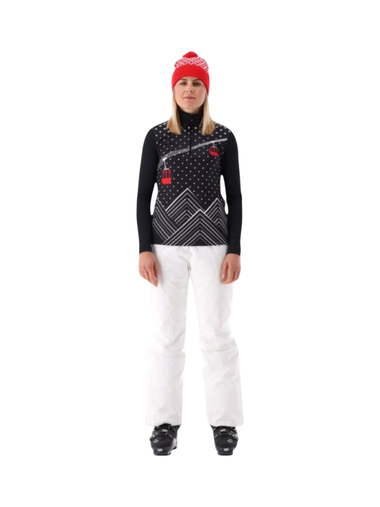 Damen Softech Rollkragen Skipulli mit Dry Function 5
