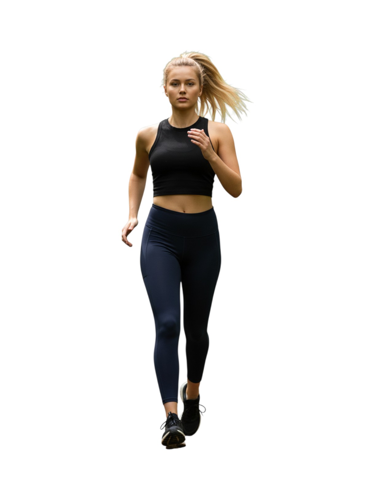Damen Stretch Leggings aus 4-Wege Stretch mit Dry-Function 5